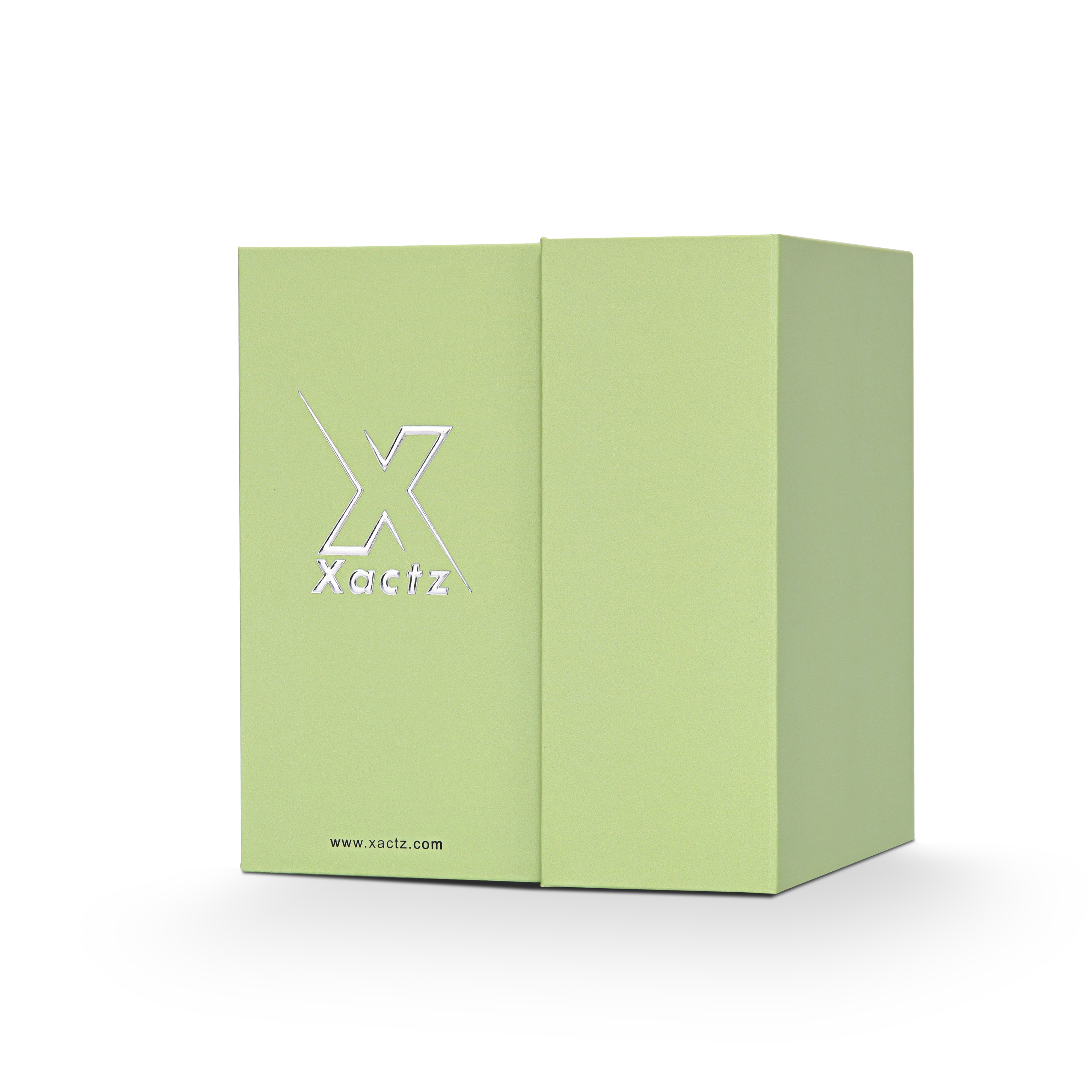 Boîte de Luxe Personnalisée Vert Clair à Couvercle Rabattable Emballage Résistant aux Rayures