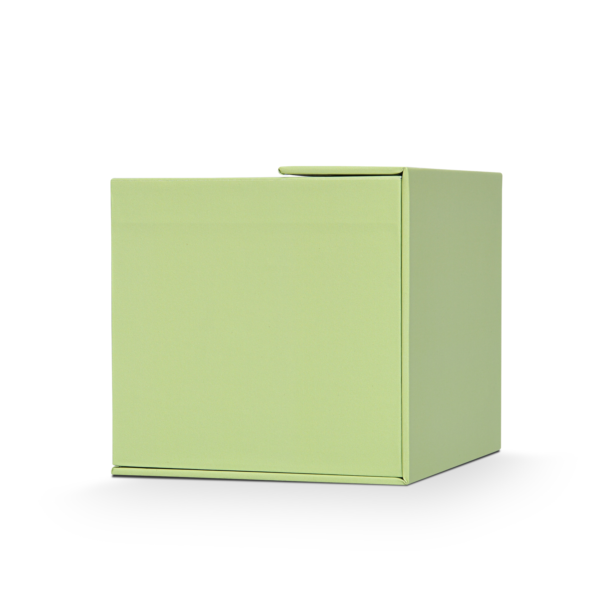 Boîte de Luxe Personnalisée Vert Clair à Couvercle Rabattable Emballage Résistant aux Rayures