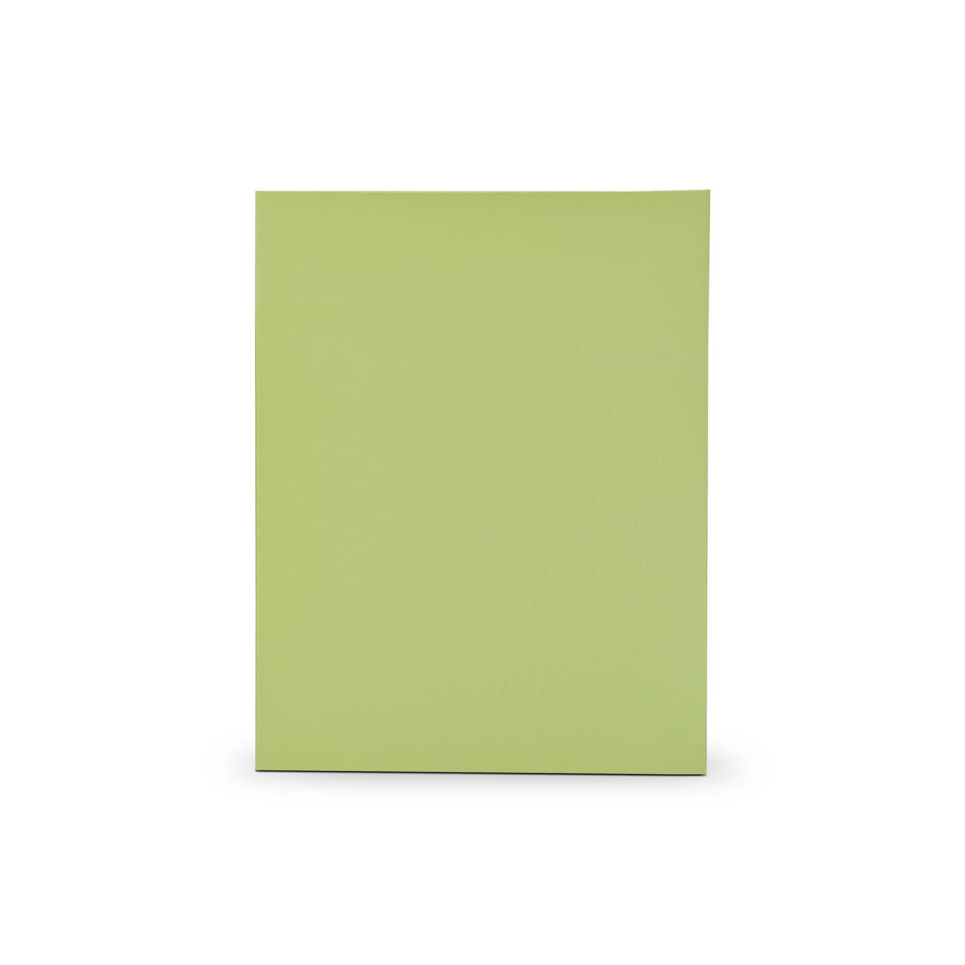 Premium Light Green Die-Cut Handle Bag with Bright Silver Foil