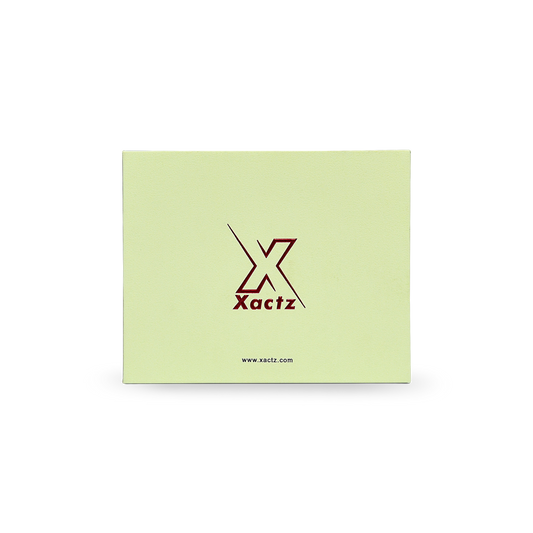 Premium Light Green Drawer Box with Embossed Red Gold Foil Logo