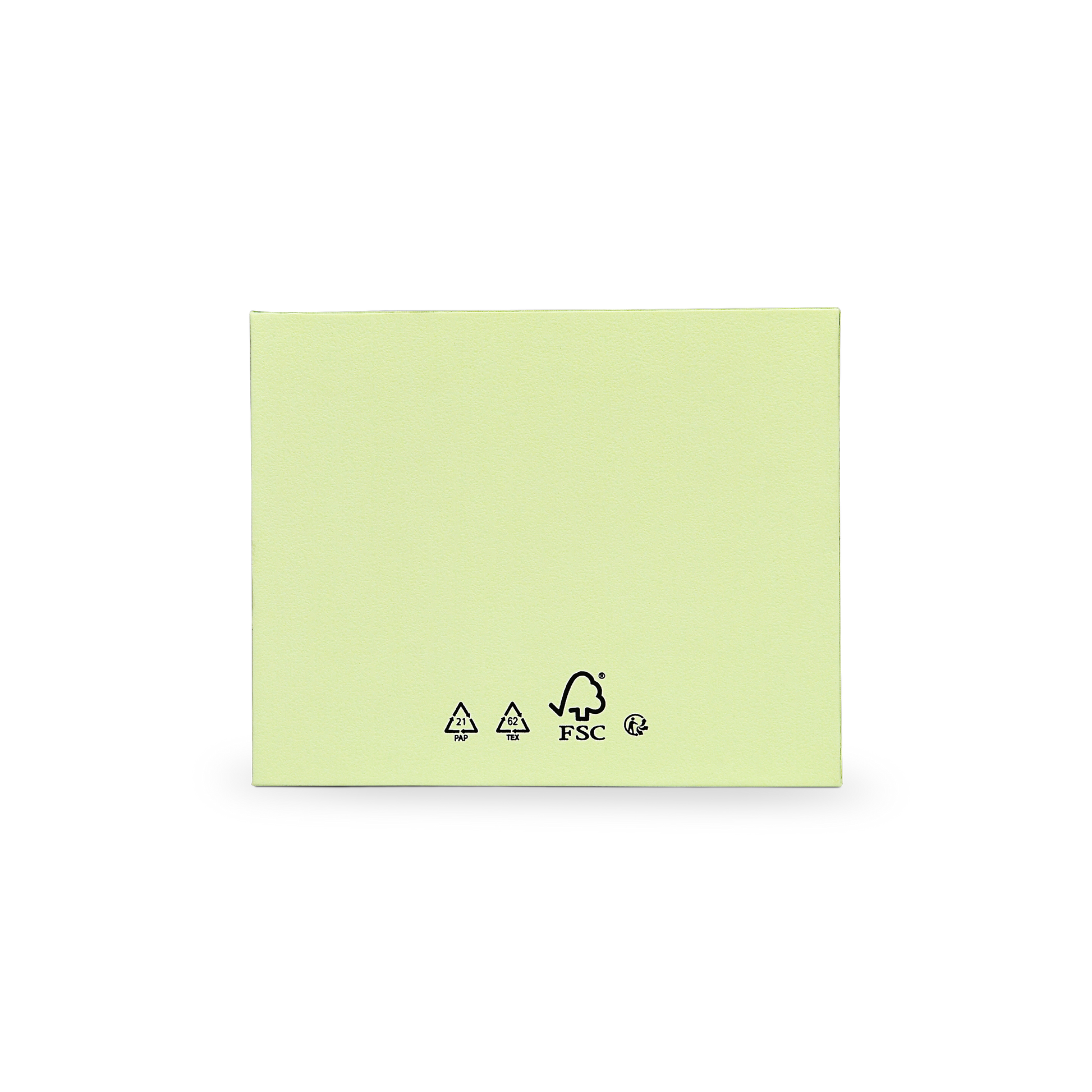 Premium Light Green Drawer Box with Embossed Red Gold Foil Logo