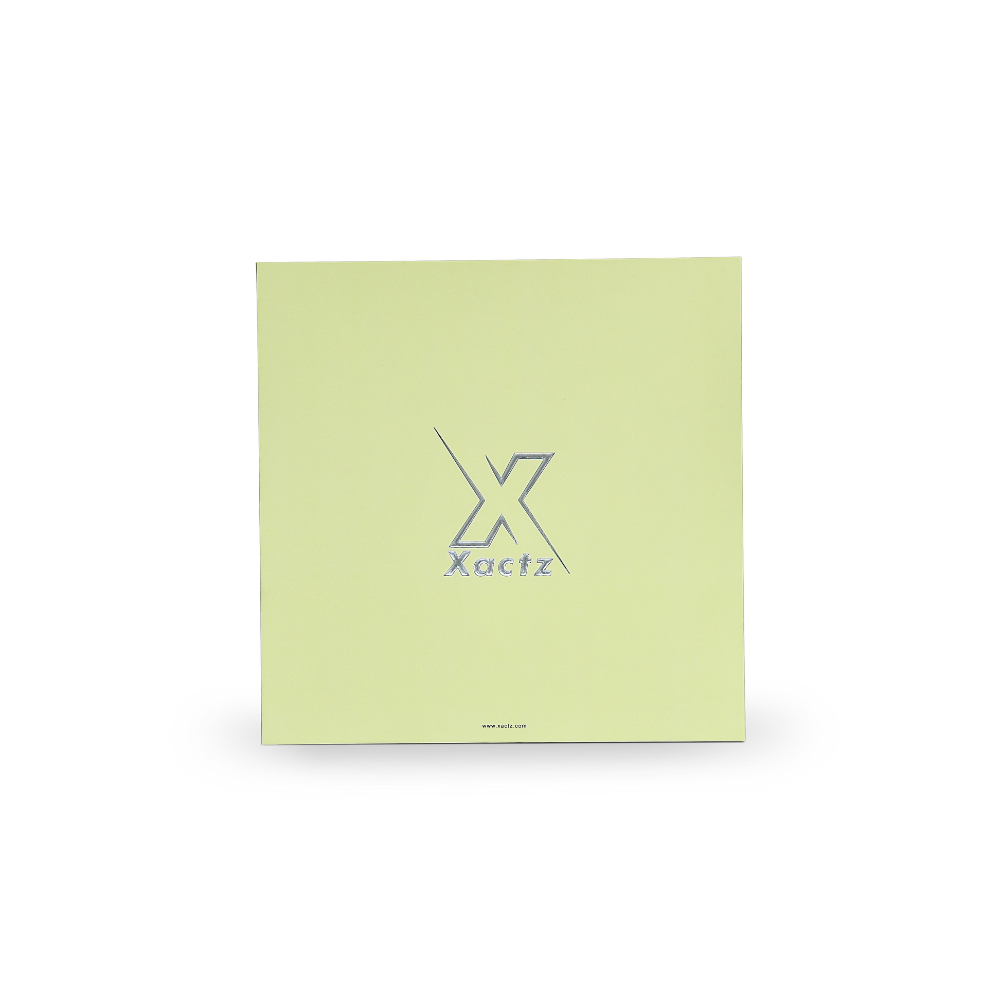 Premium Light Green Embossed Silver Foil Rigid Folding Book-Style Luxury Gift Box