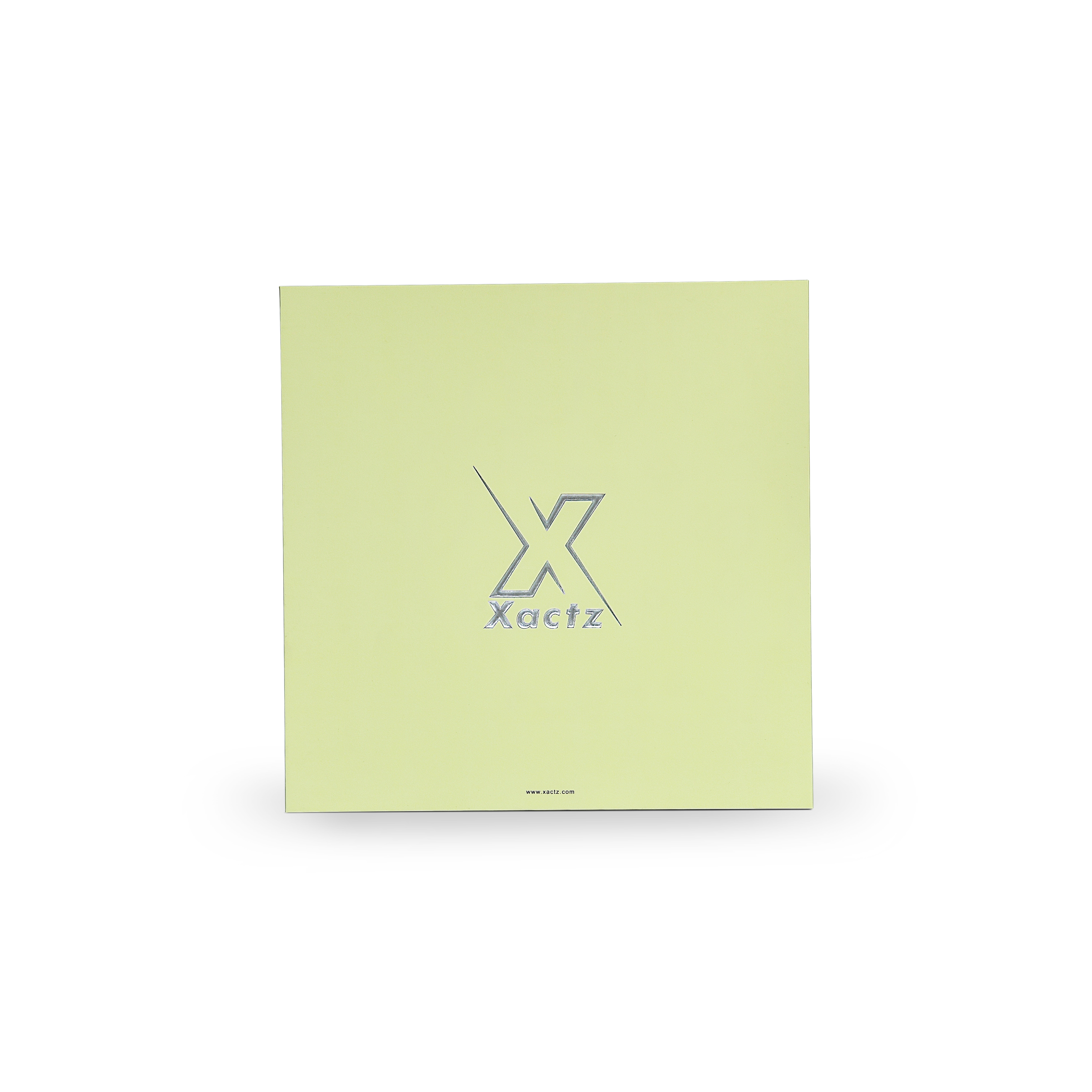 Premium Light Green Embossed Silver Foil Rigid Folding Book-Style Luxury Gift Box