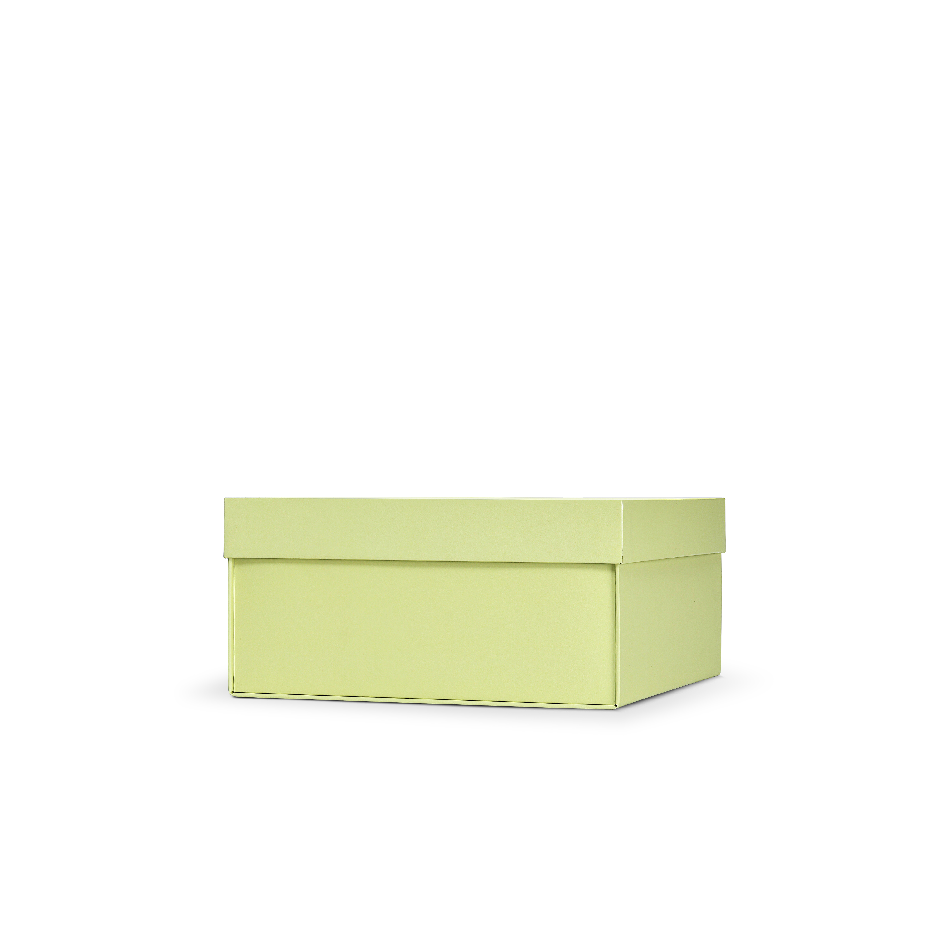 Premium Light Green Embossed Silver Foil Rigid Folding Book-Style Luxury Gift Box