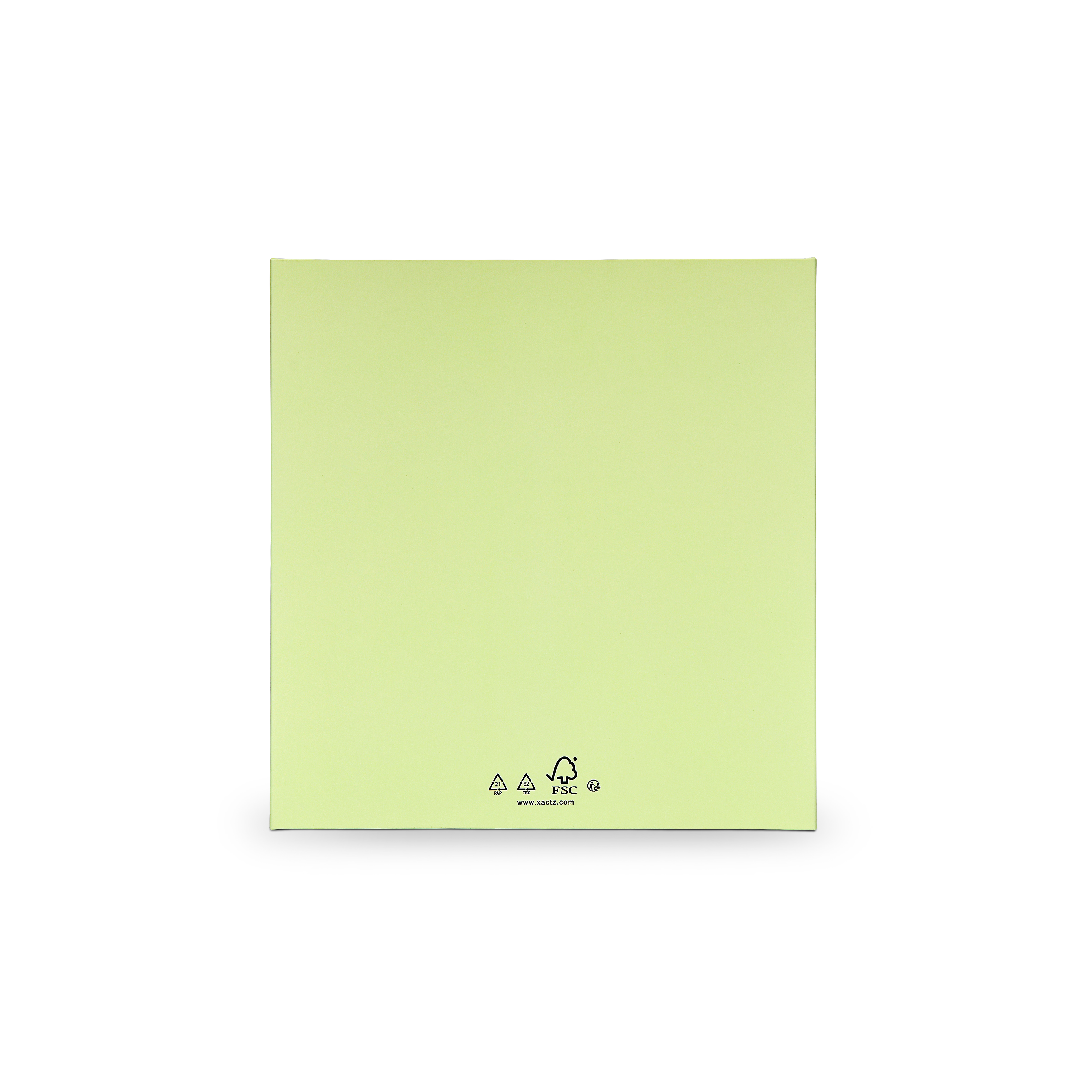 Boîte clapet de luxe verte personnalisée, emballage en raphia avec dorure à chaud