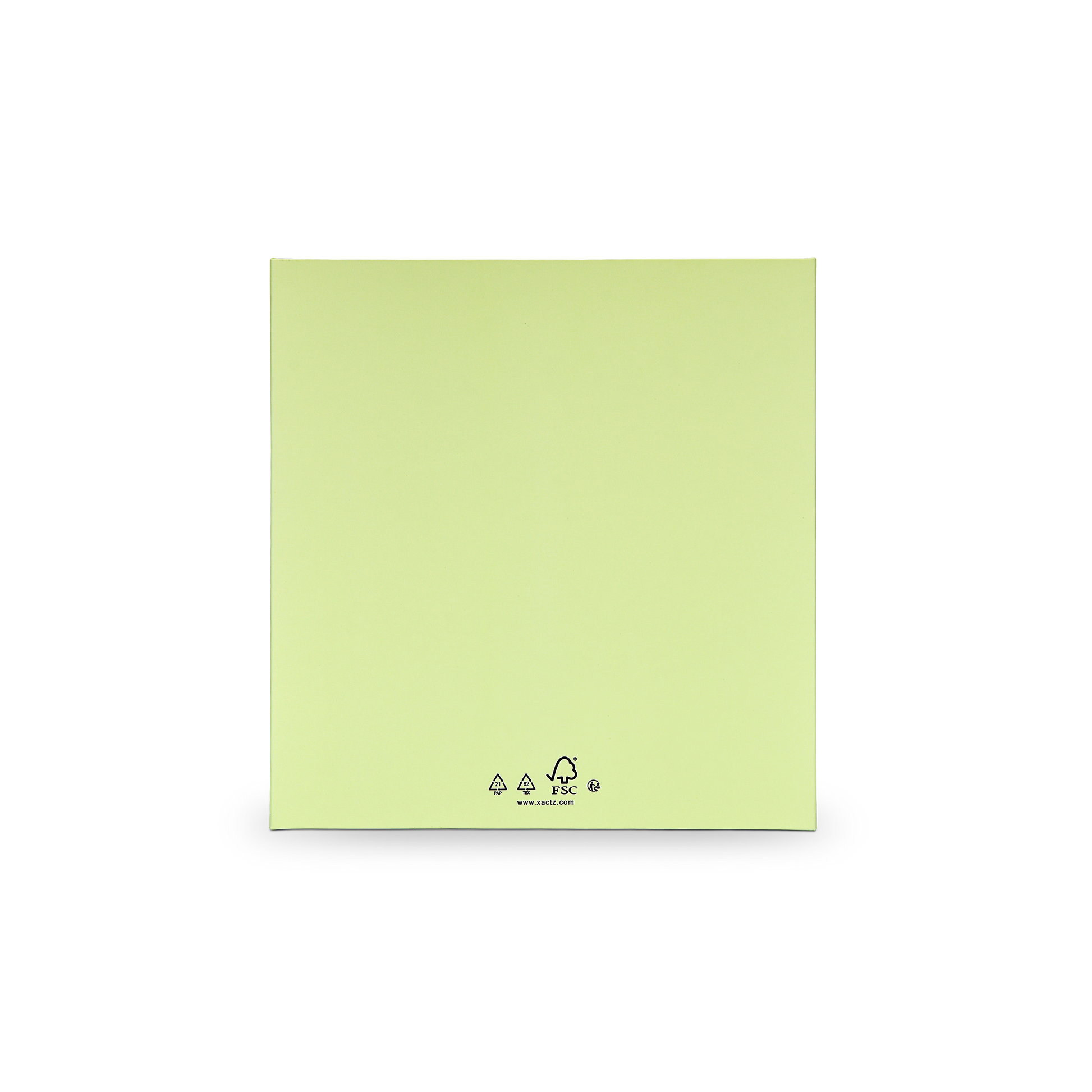 Boîte clapet de luxe verte personnalisée, emballage en raphia avec dorure à chaud