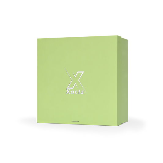 Luxury Custom Light Green Foldable Lid Base Box Matte Packaging
