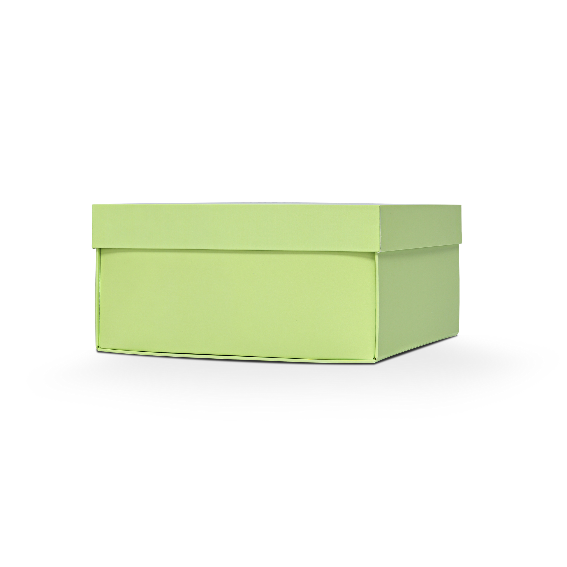 Boîte cloche de luxe vert clair personnalisée avec finition mate