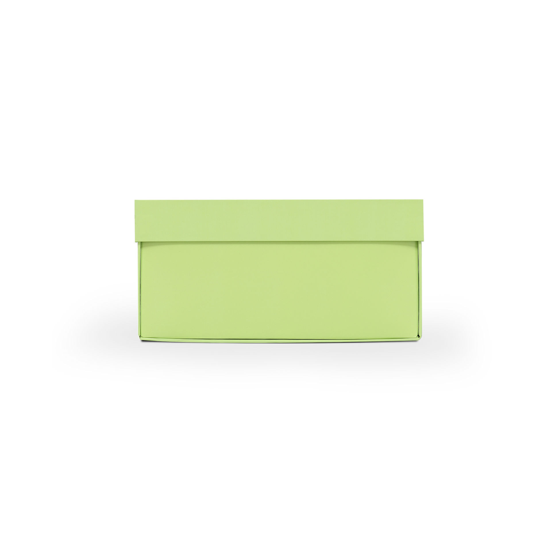 Boîte cloche de luxe vert clair personnalisée avec finition mate