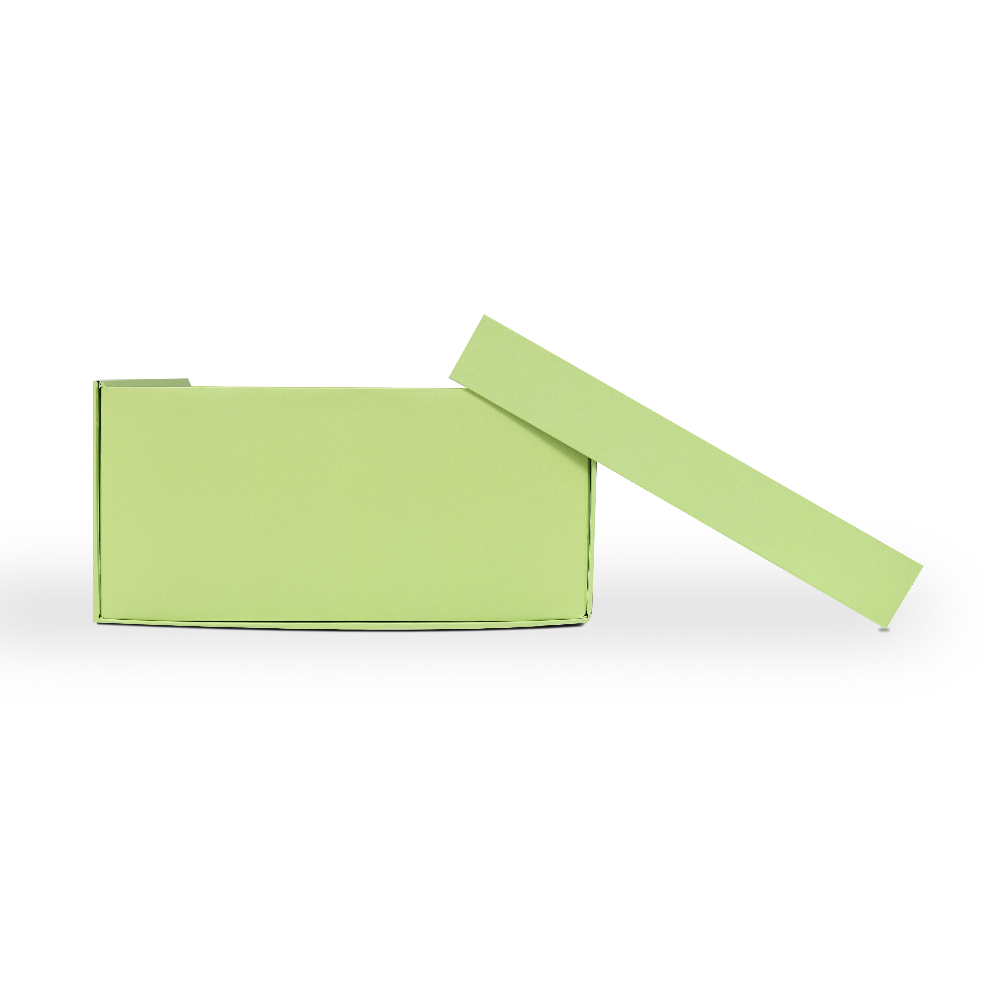 Boîte cloche de luxe vert clair personnalisée avec finition mate