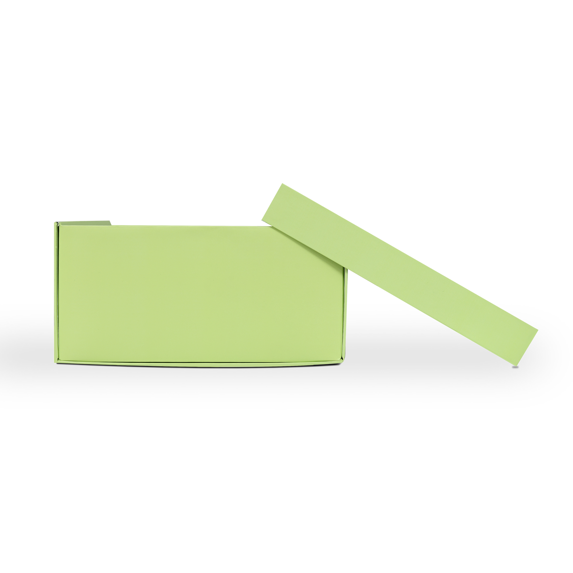 Boîte cloche de luxe vert clair personnalisée avec finition mate