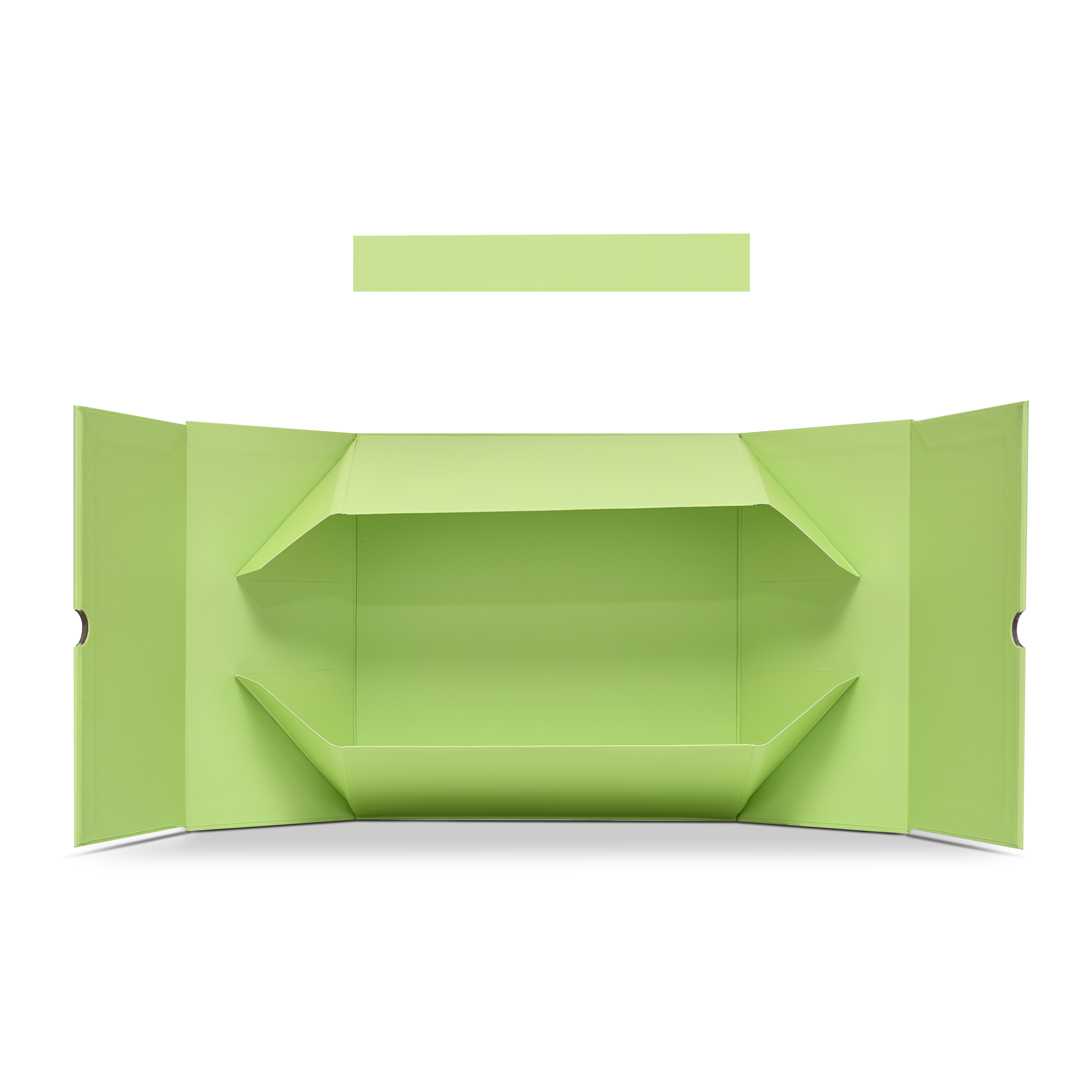 Boîte cloche de luxe vert clair personnalisée avec finition mate