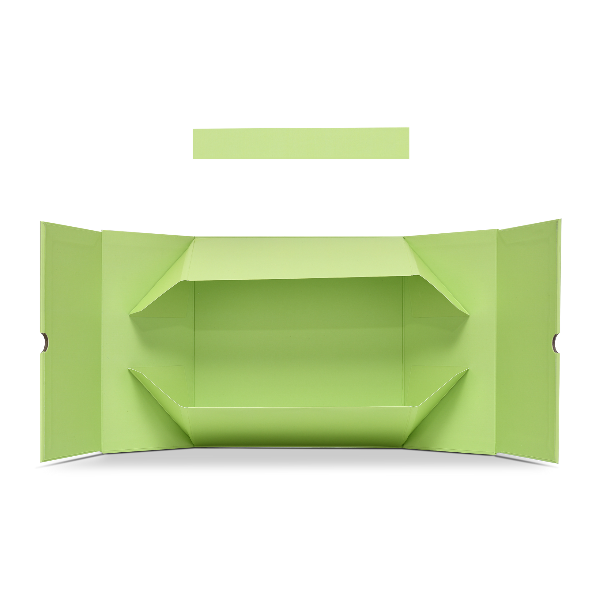 Boîte cloche de luxe vert clair personnalisée avec finition mate