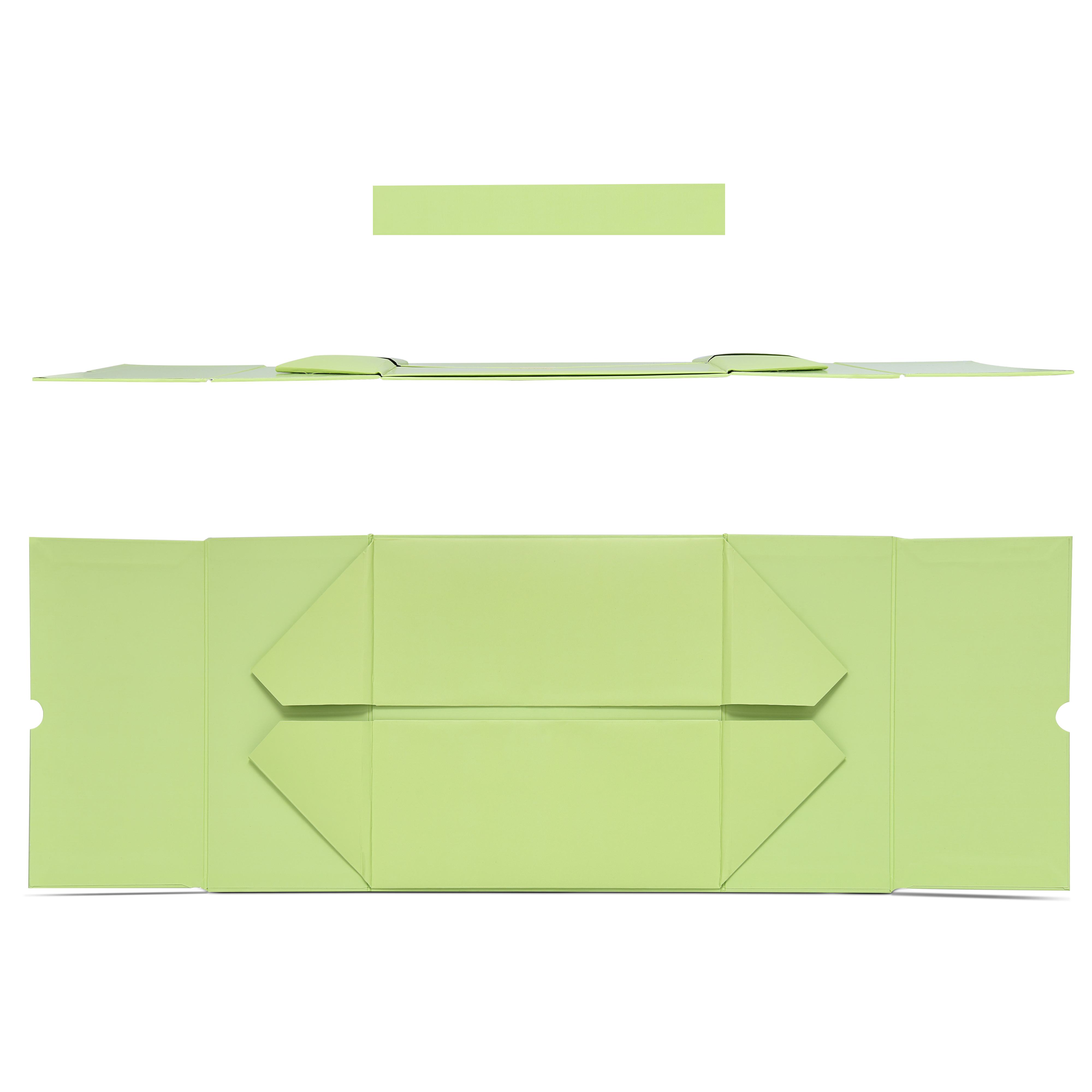 Boîte cloche de luxe vert clair personnalisée avec finition mate