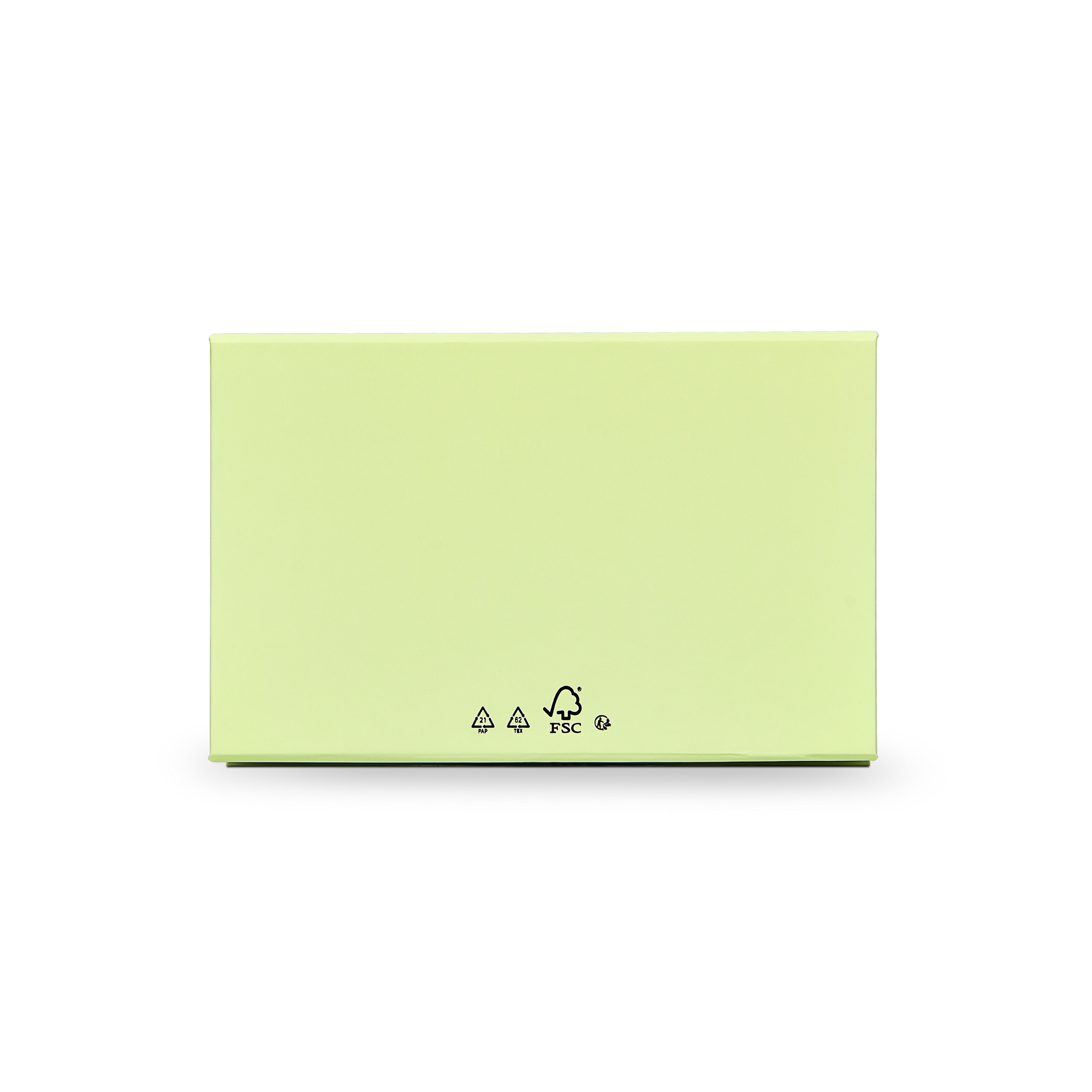 Premium Light Green Folding Book-Style Box with Embossed Bright Gold Foil, Touch Film, Magnetic Closure and Decorative Ribbon