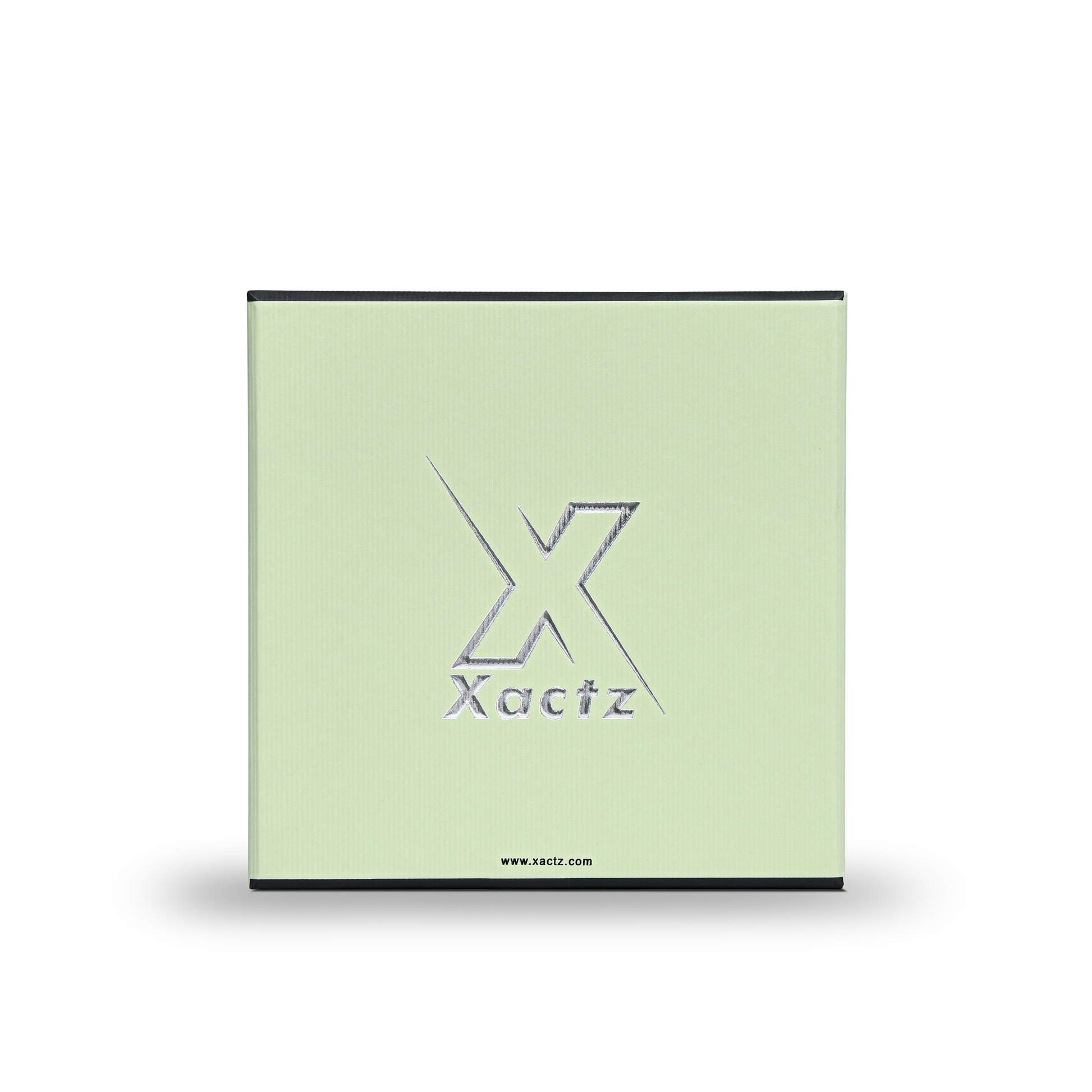 Premium Light Green Silver Embossed Luxury Lid and Base Gift Box