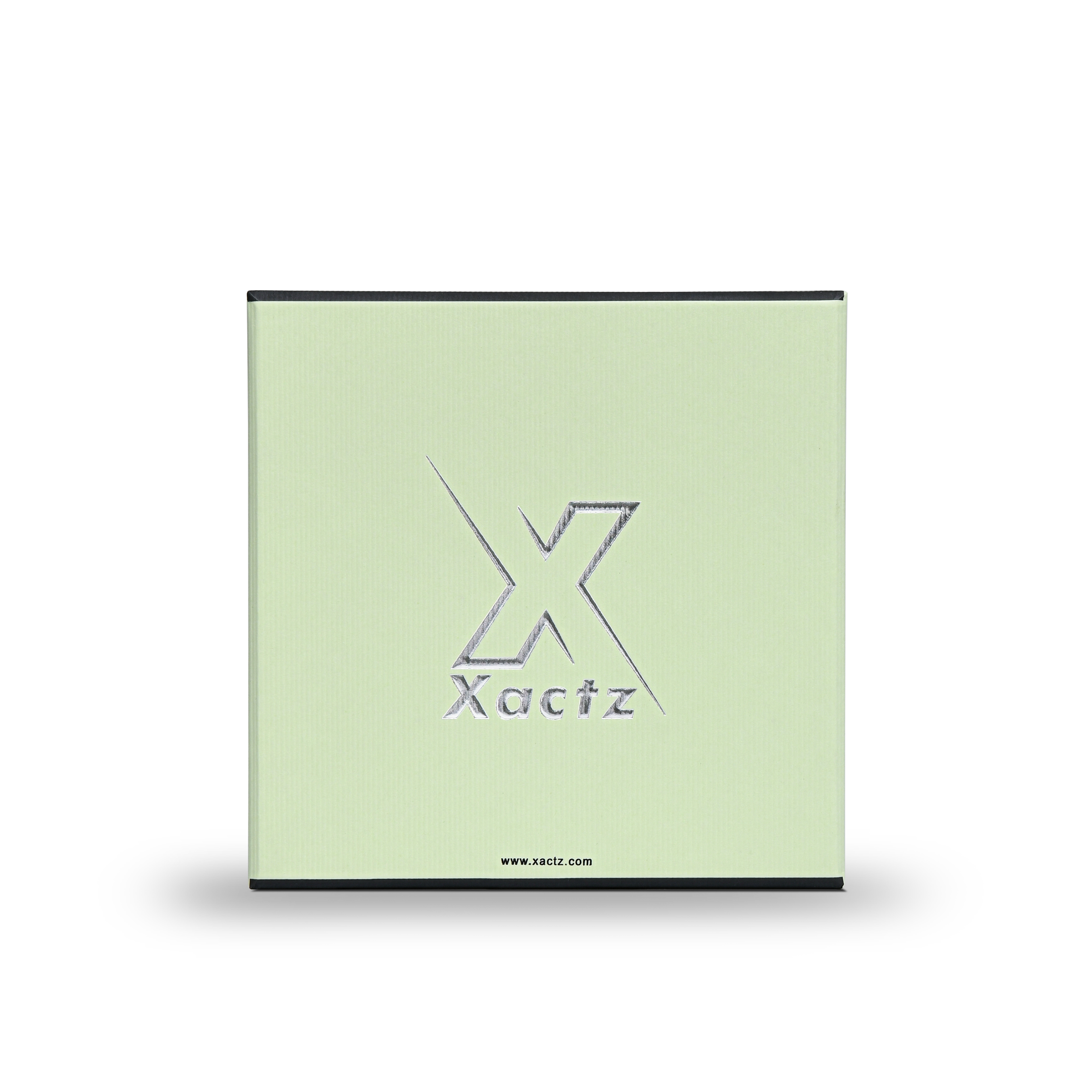 Premium Light Green Silver Embossed Luxury Lid and Base Gift Box