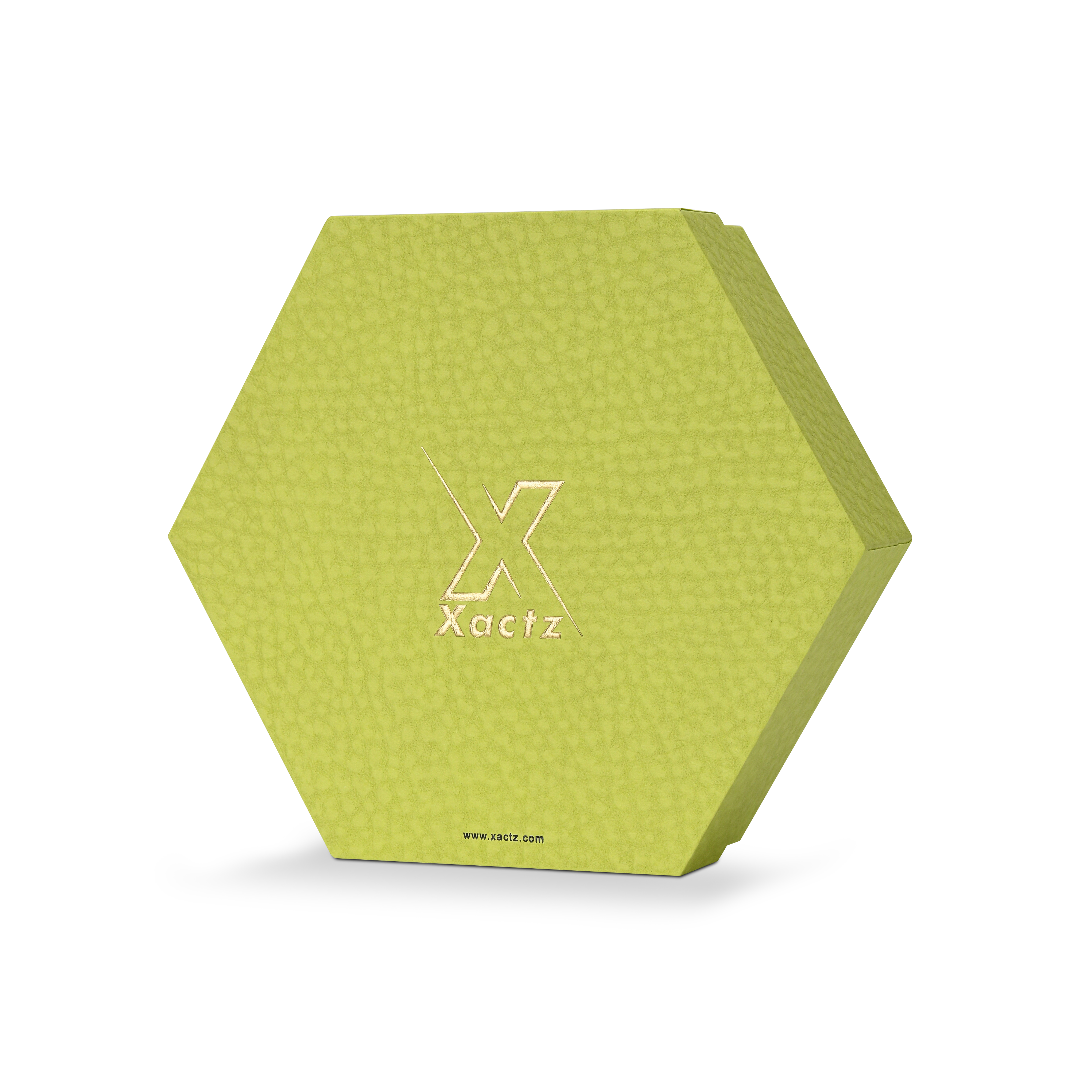 Luxury Custom Hexagonal Lid Base Box Six Compartment Green Packaging