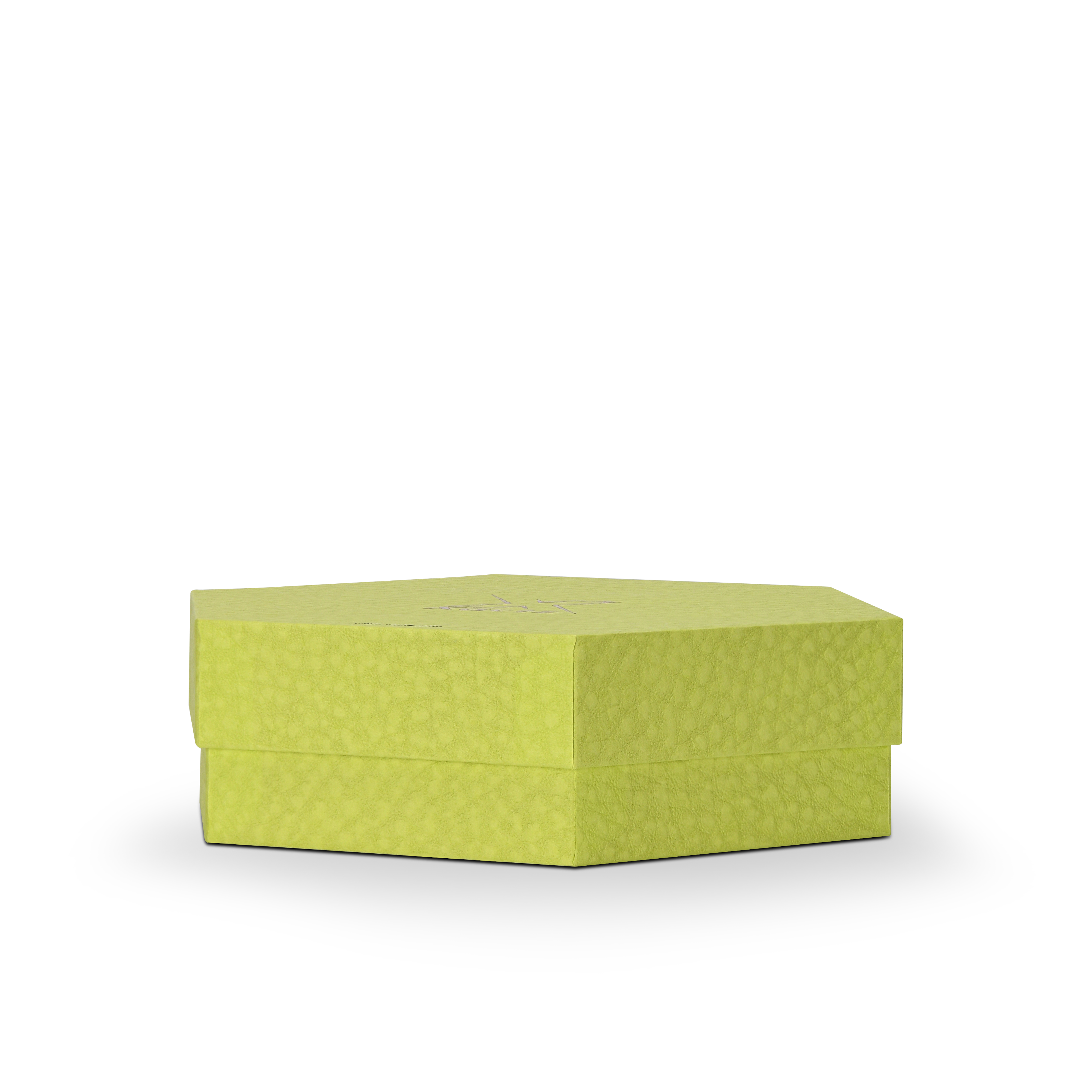 Luxury Custom Hexagonal Lid Base Box Six Compartment Green Packaging