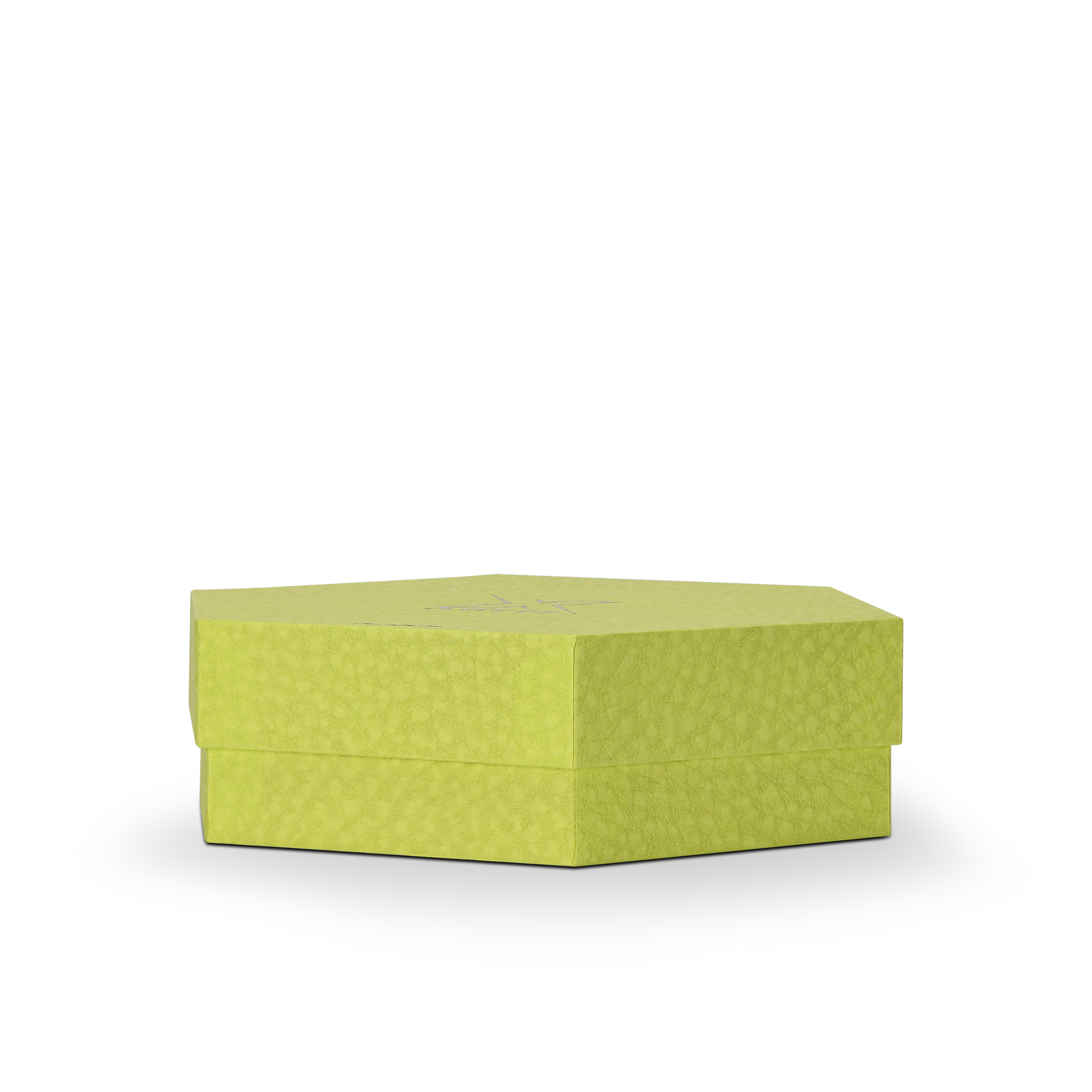 Luxury Custom Hexagonal Lid Base Box Six Compartment Green Packaging