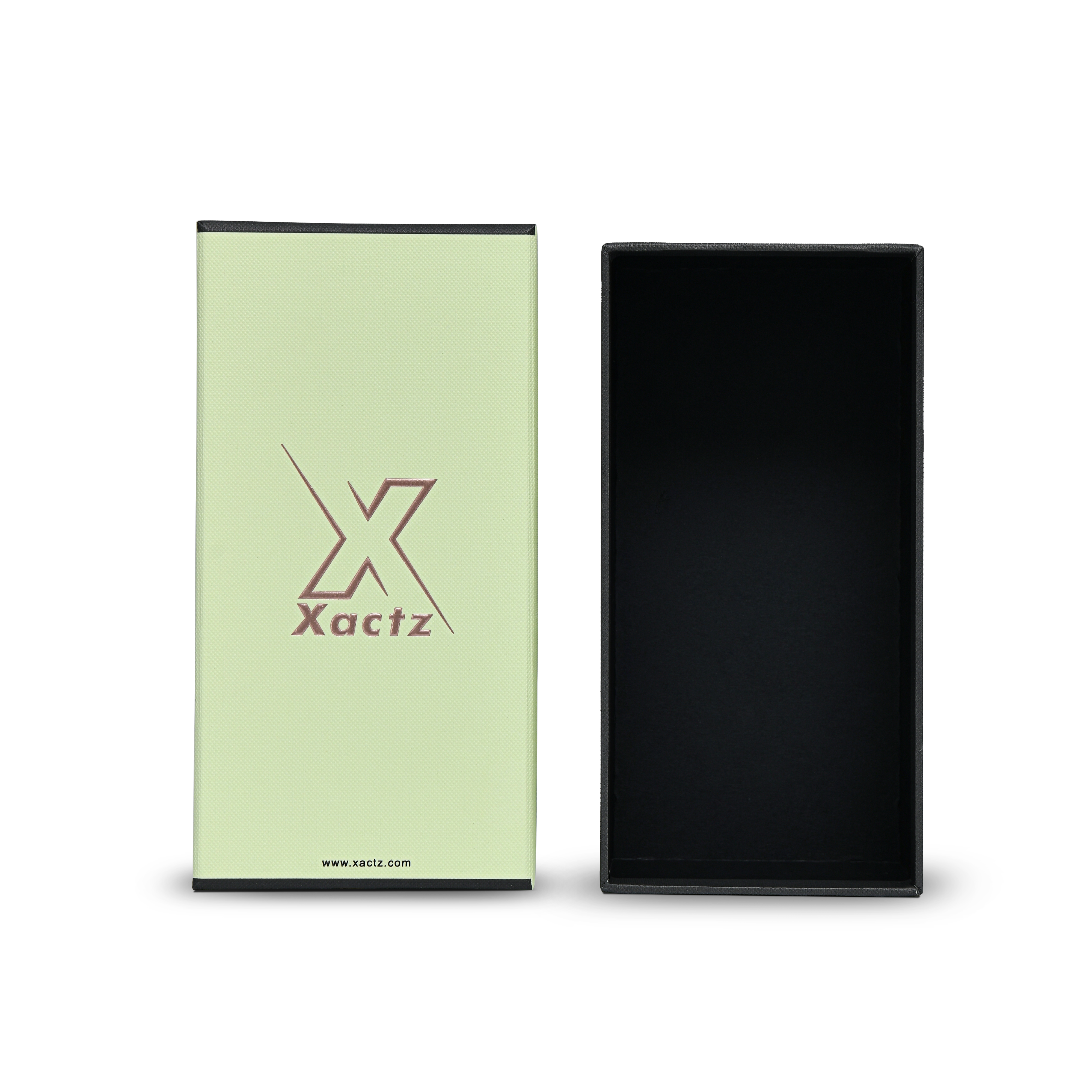 Premium Lotus Textured Paper Gold Foil Logo Embossed Lid & Base Gift Box