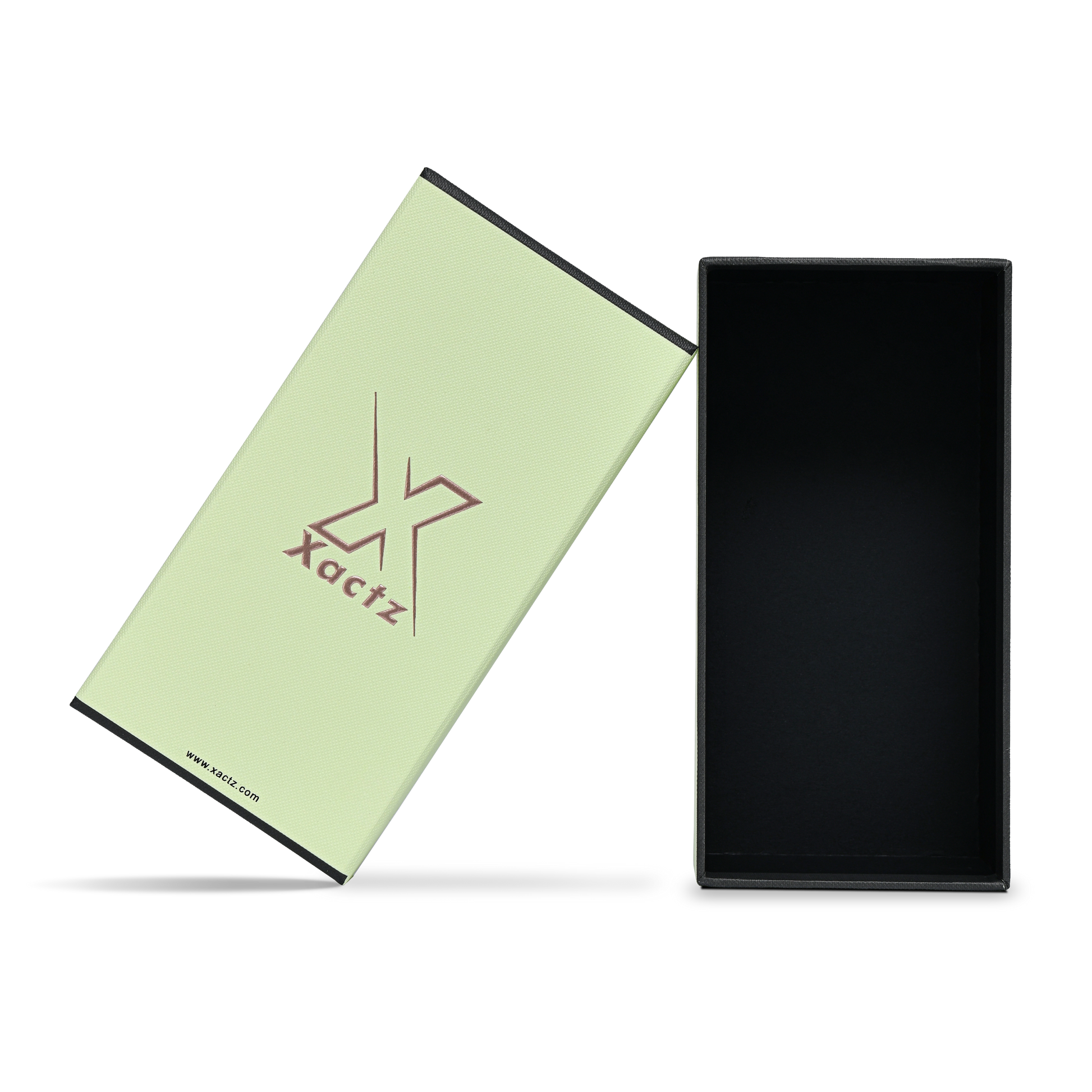 Premium Lotus Textured Paper Gold Foil Logo Embossed Lid & Base Gift Box