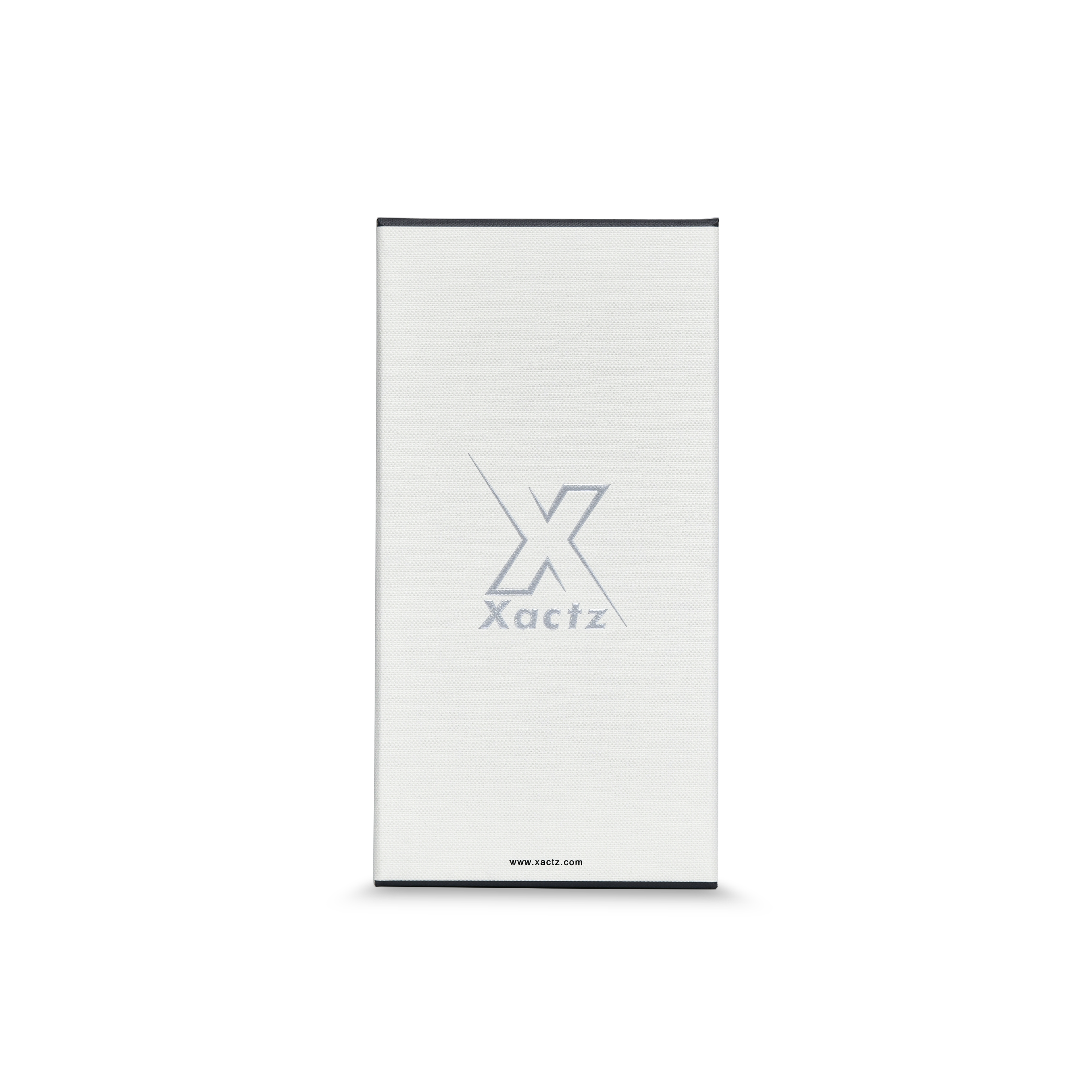 Premium Matte Silver Embossed Logo Gift Box