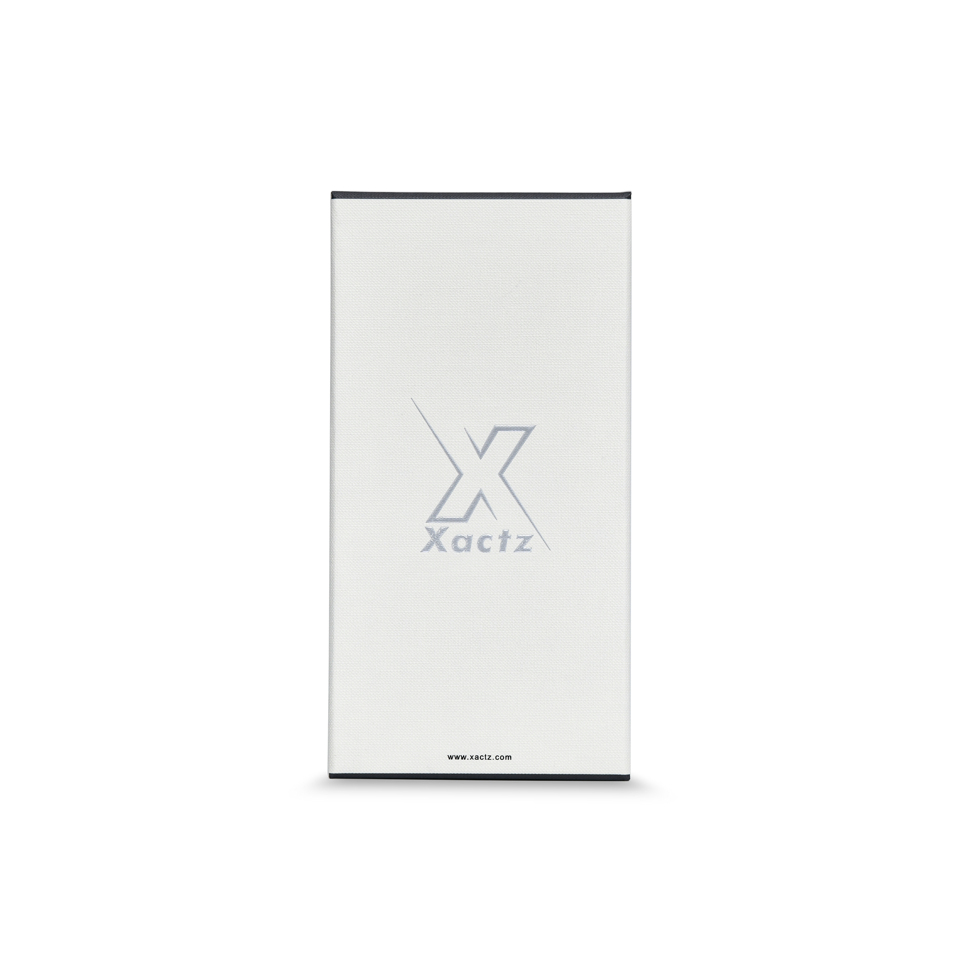 Premium Matte Silver Embossed Logo Gift Box