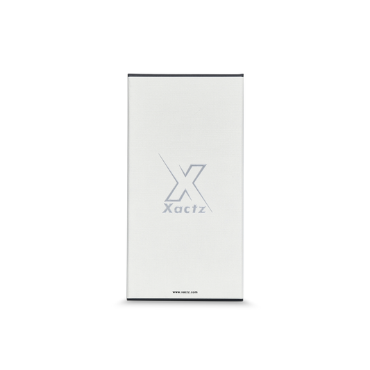 Premium Matte Silver Embossed Logo Gift Box