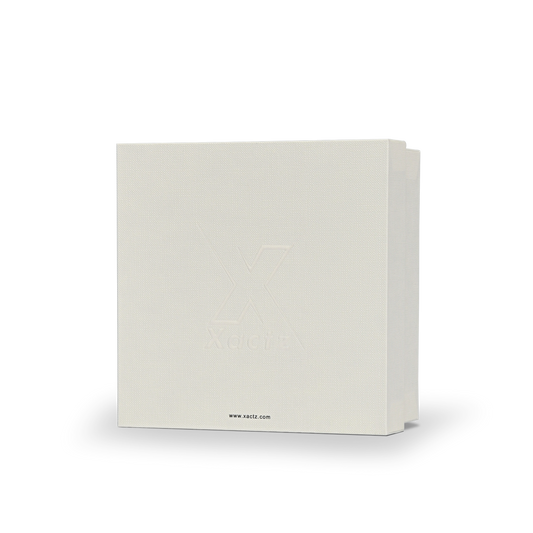 Premium Off-White Hot Stamped Lid and Base Luxury Gift Box