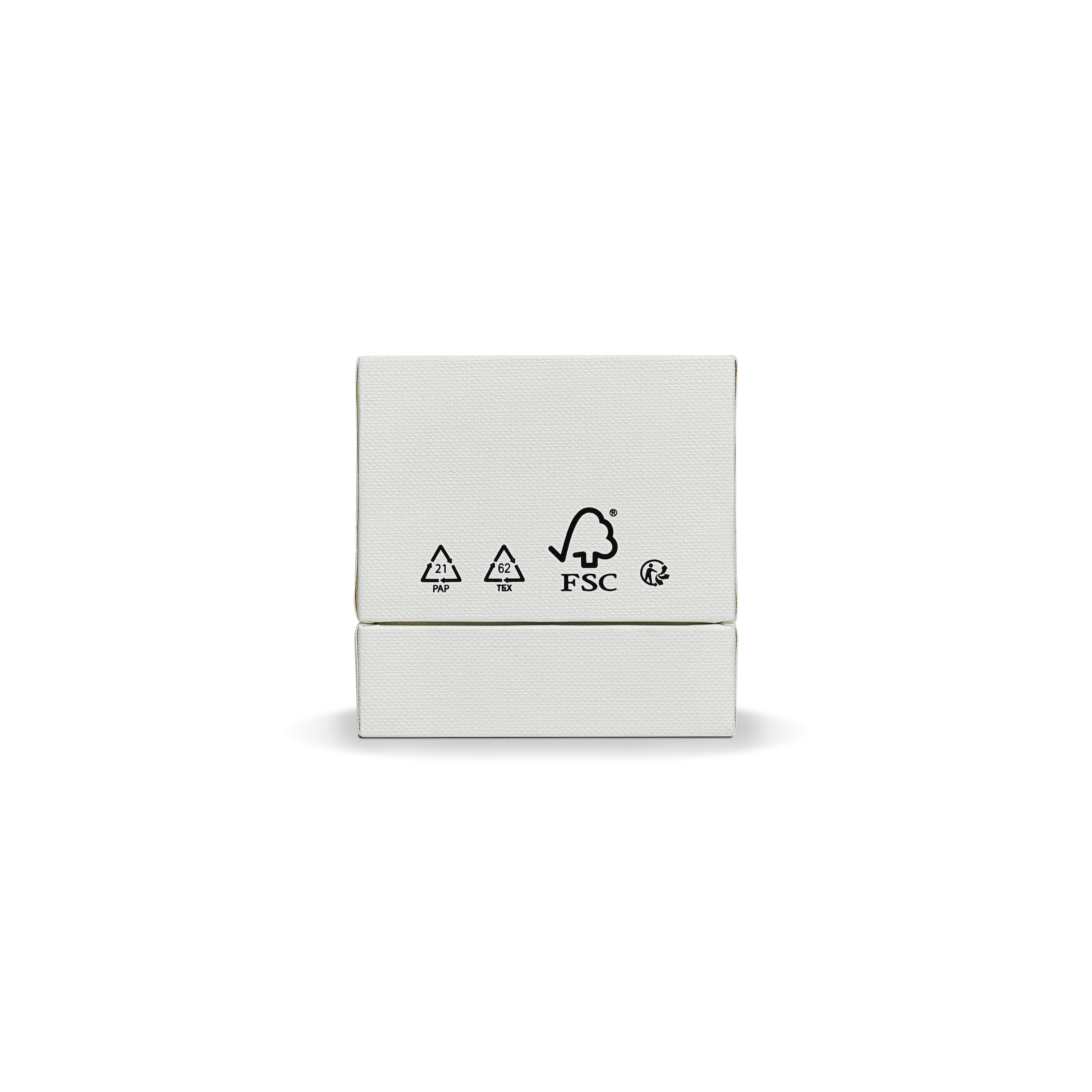 Premium Off-White Italian Imported Rose Gold Embossed Hot Stamped Rigid Lid and Base Gift Box