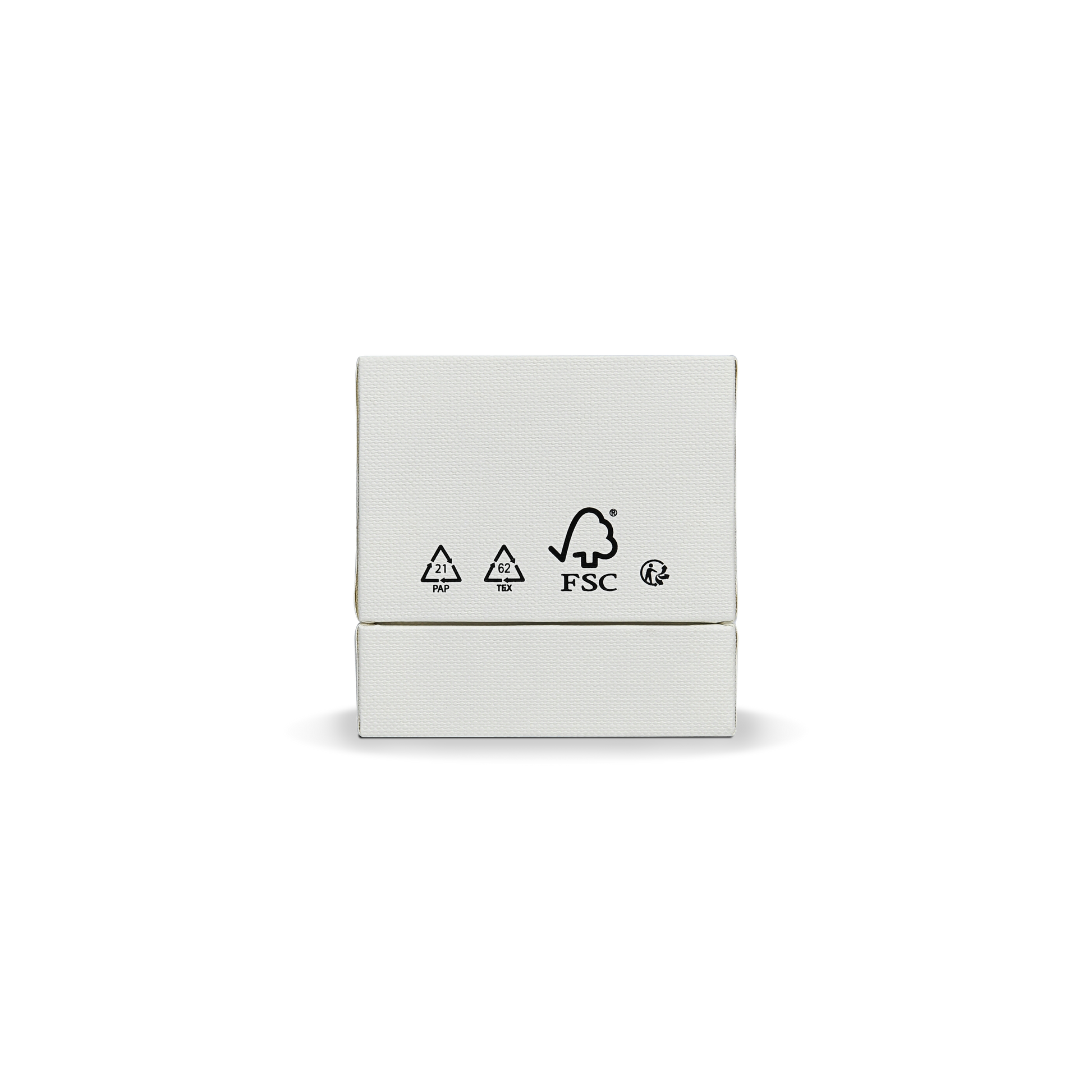 Premium Off-White Italian Imported Rose Gold Embossed Hot Stamped Rigid Lid and Base Gift Box