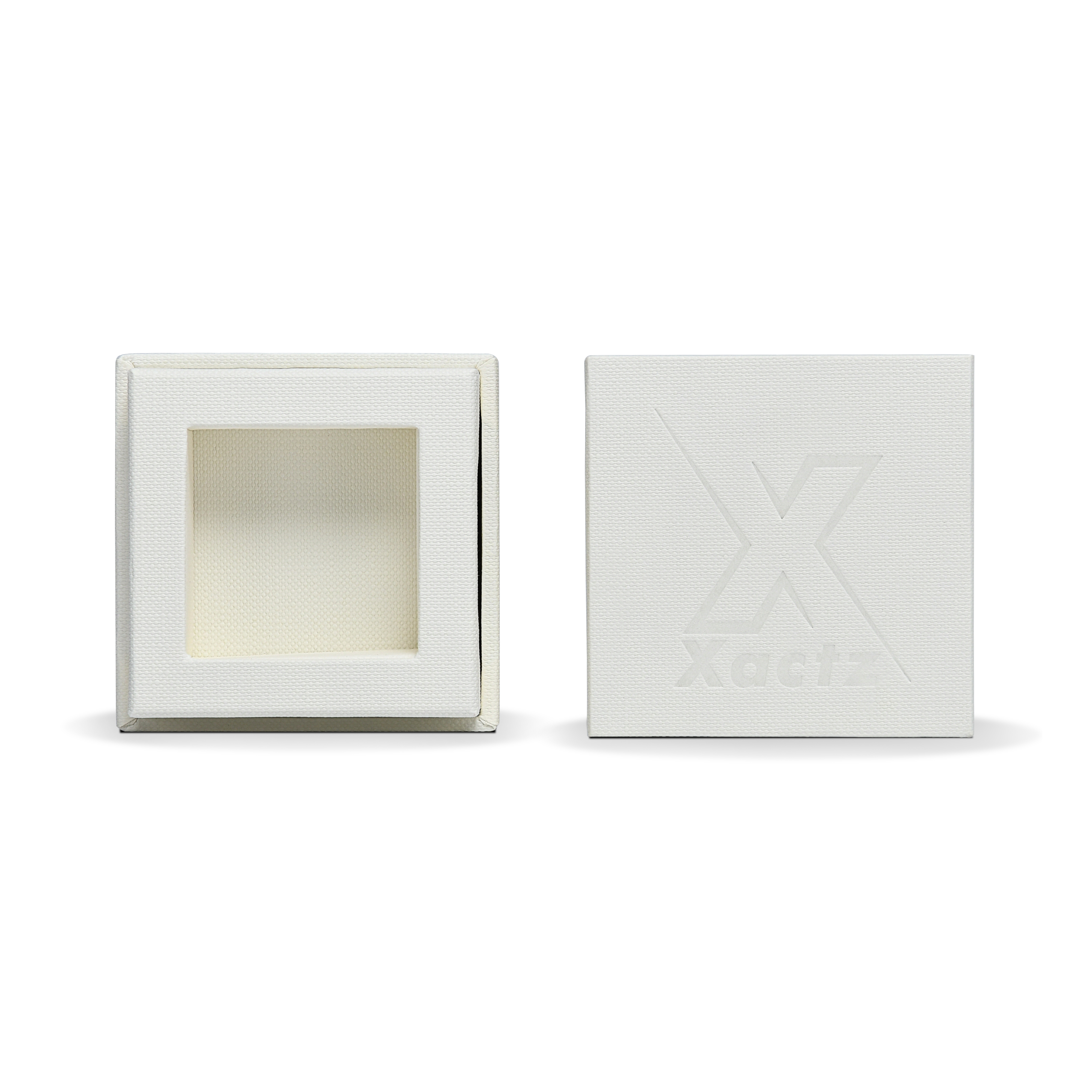 Premium Off-White Italian Imported Rose Gold Embossed Hot Stamped Rigid Lid and Base Gift Box