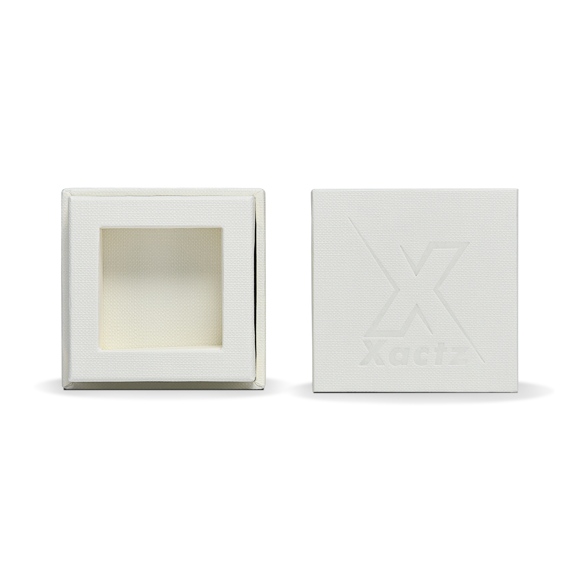 Premium Off-White Italian Imported Rose Gold Embossed Hot Stamped Rigid Lid and Base Gift Box