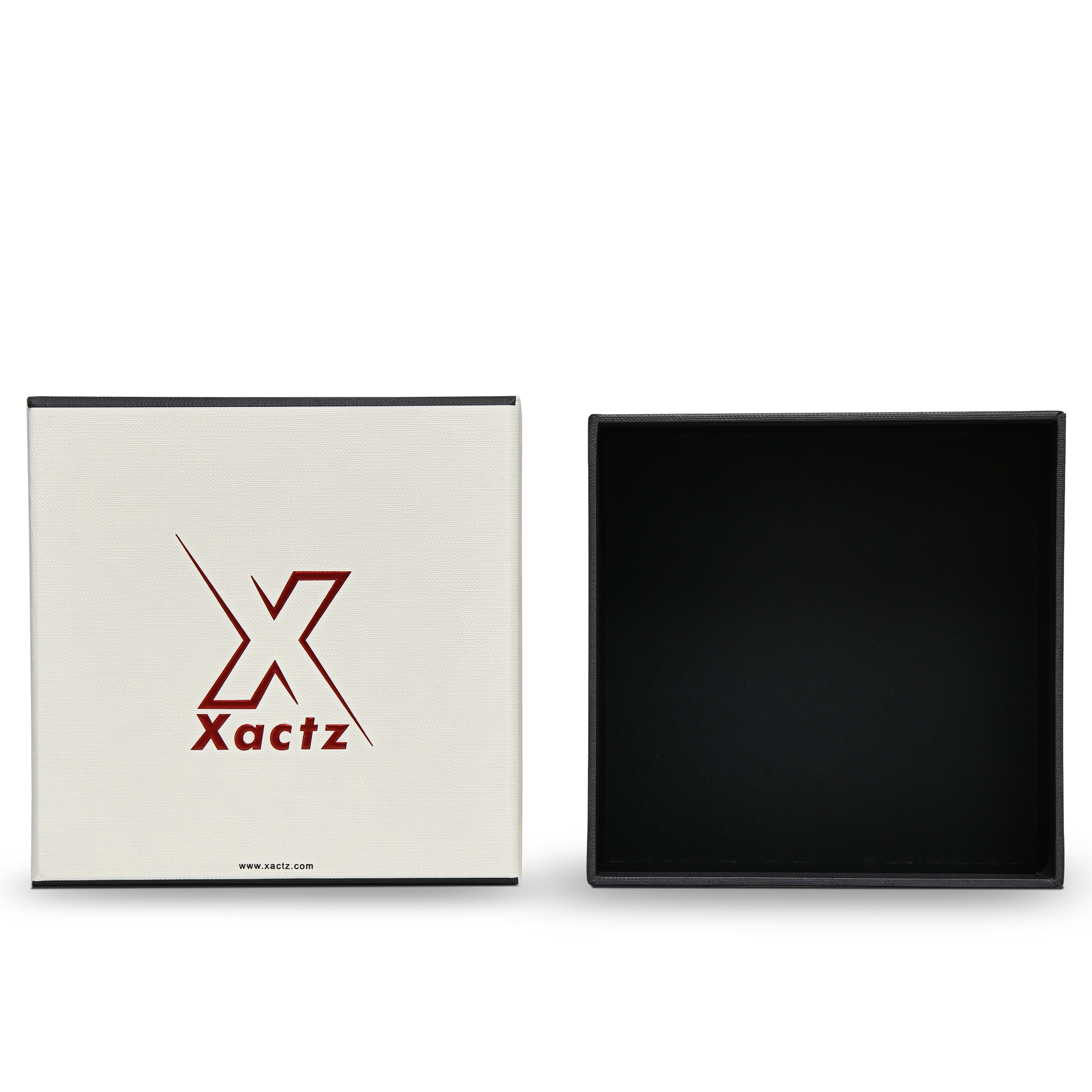 Premium Off-White Red-Gold Embossed Luxury Lid and Base Gift Box