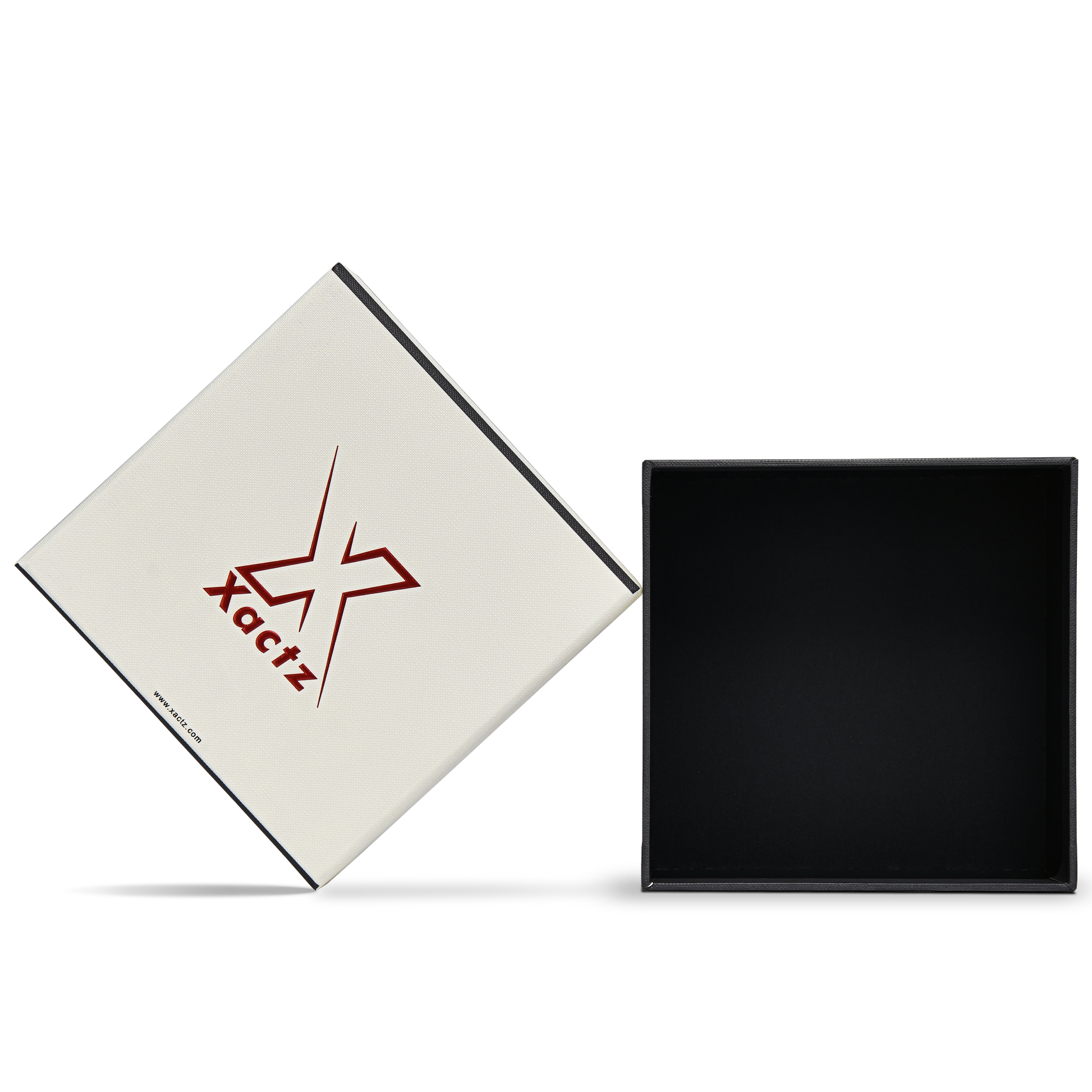 Premium Off-White Red-Gold Embossed Luxury Lid and Base Gift Box