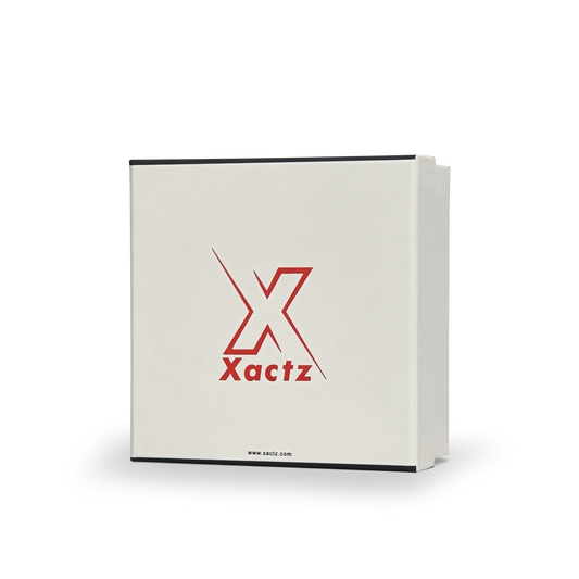 Premium Off-White Red-Gold Hot Stamped Luxury Lid and Base Gift Box