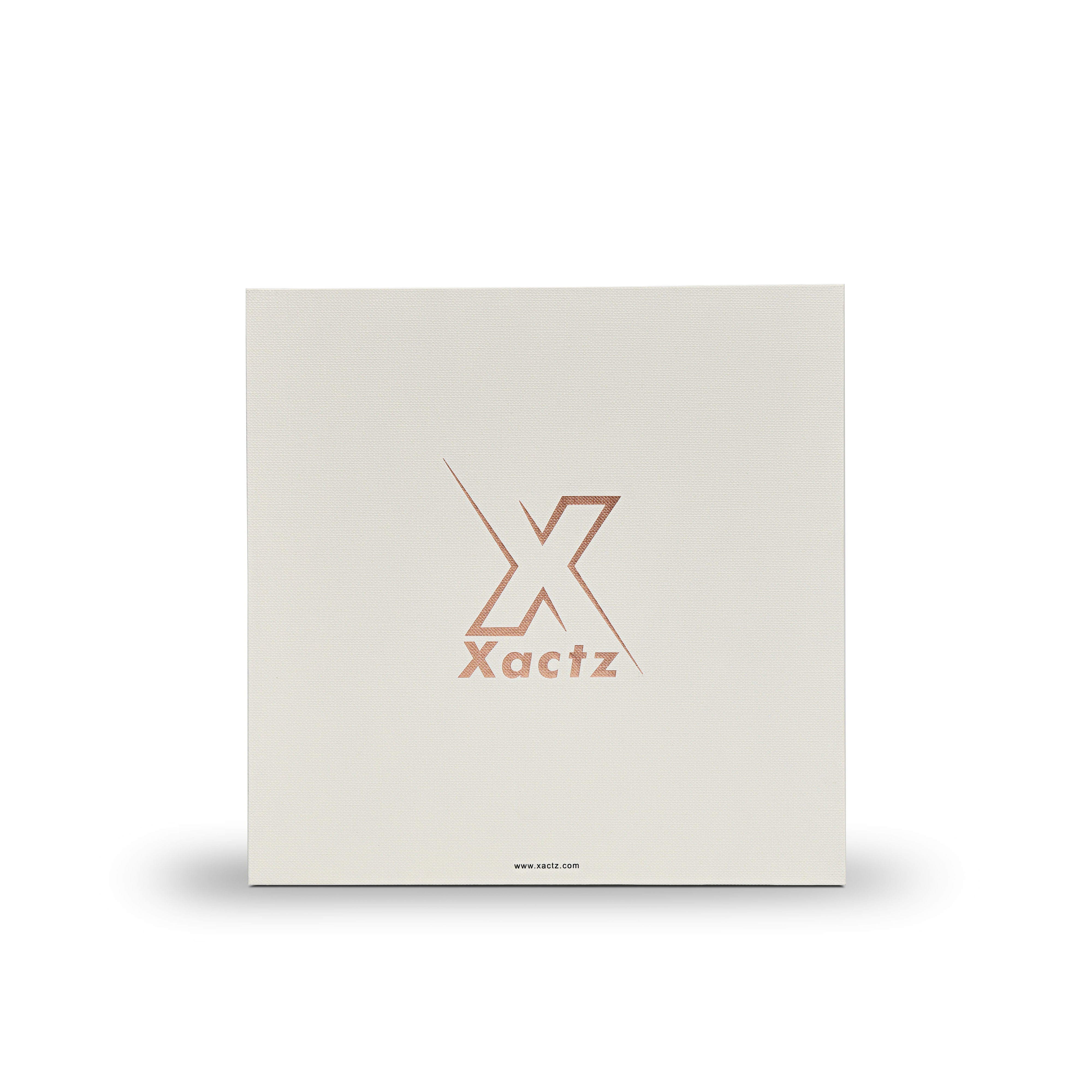 Premium Off-White Rose Gold Hot Stamped Lid and Base Luxury Gift Box