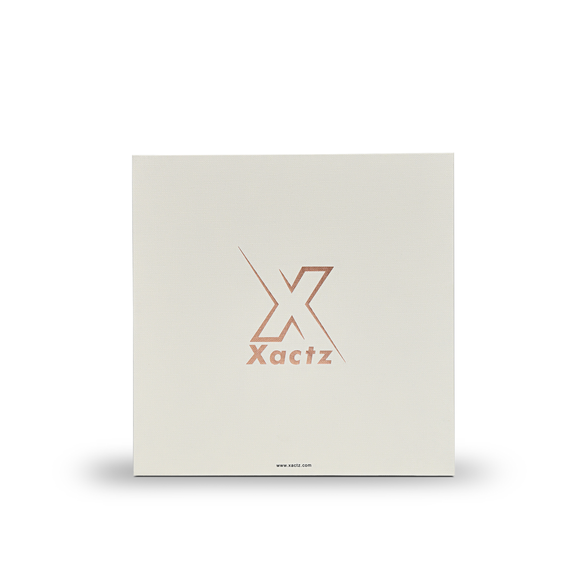 Premium Off-White Rose Gold Hot Stamped Lid and Base Luxury Gift Box