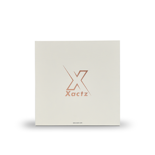 Premium Off-White Rose Gold Hot Stamped Lid and Base Luxury Gift Box