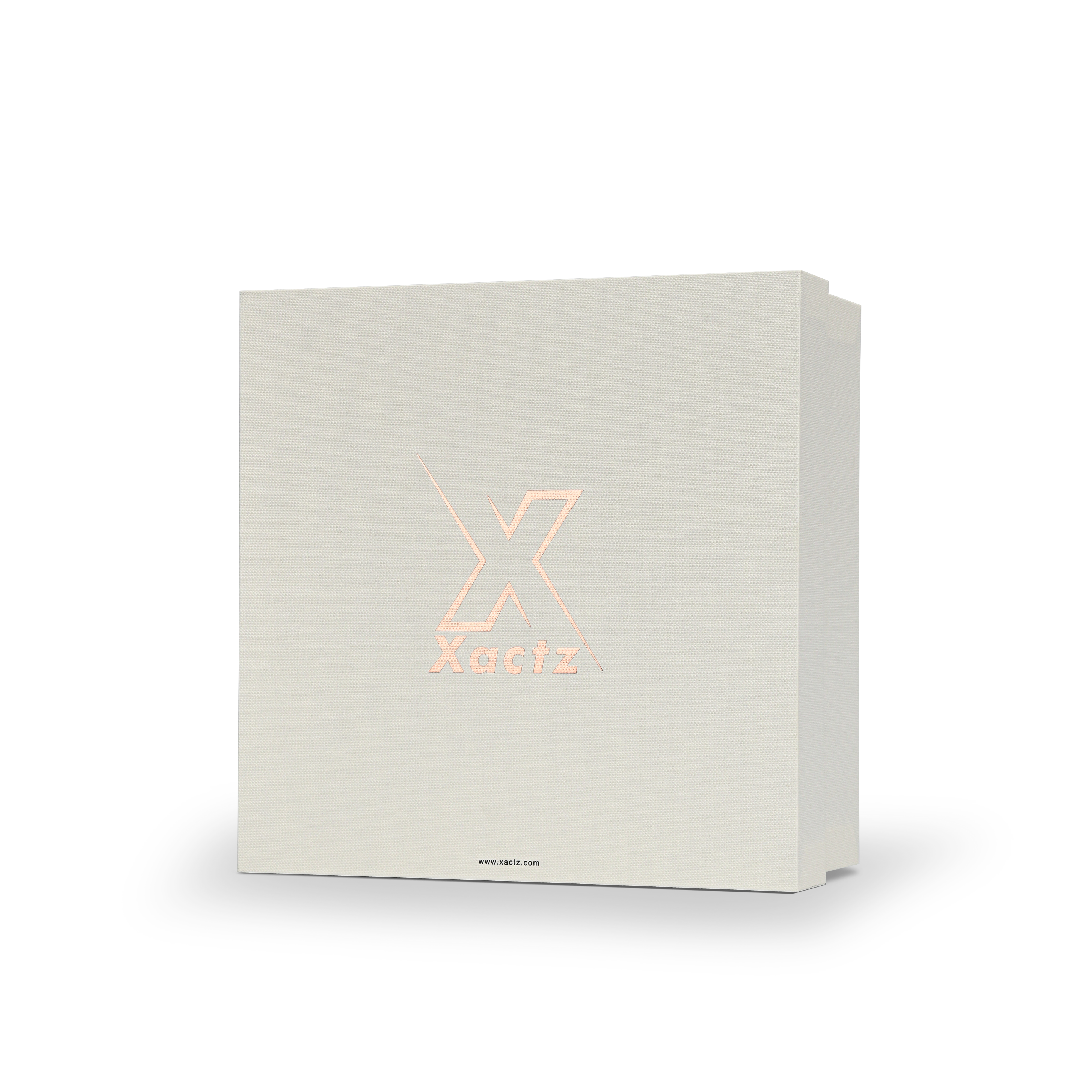 Premium Off-White Rose Gold Hot Stamped Lid and Base Luxury Gift Box