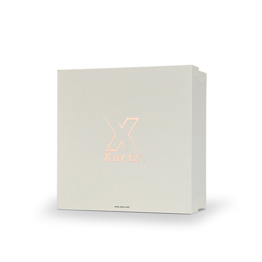 Premium Off-White Rose Gold Hot Stamped Lid and Base Luxury Gift Box