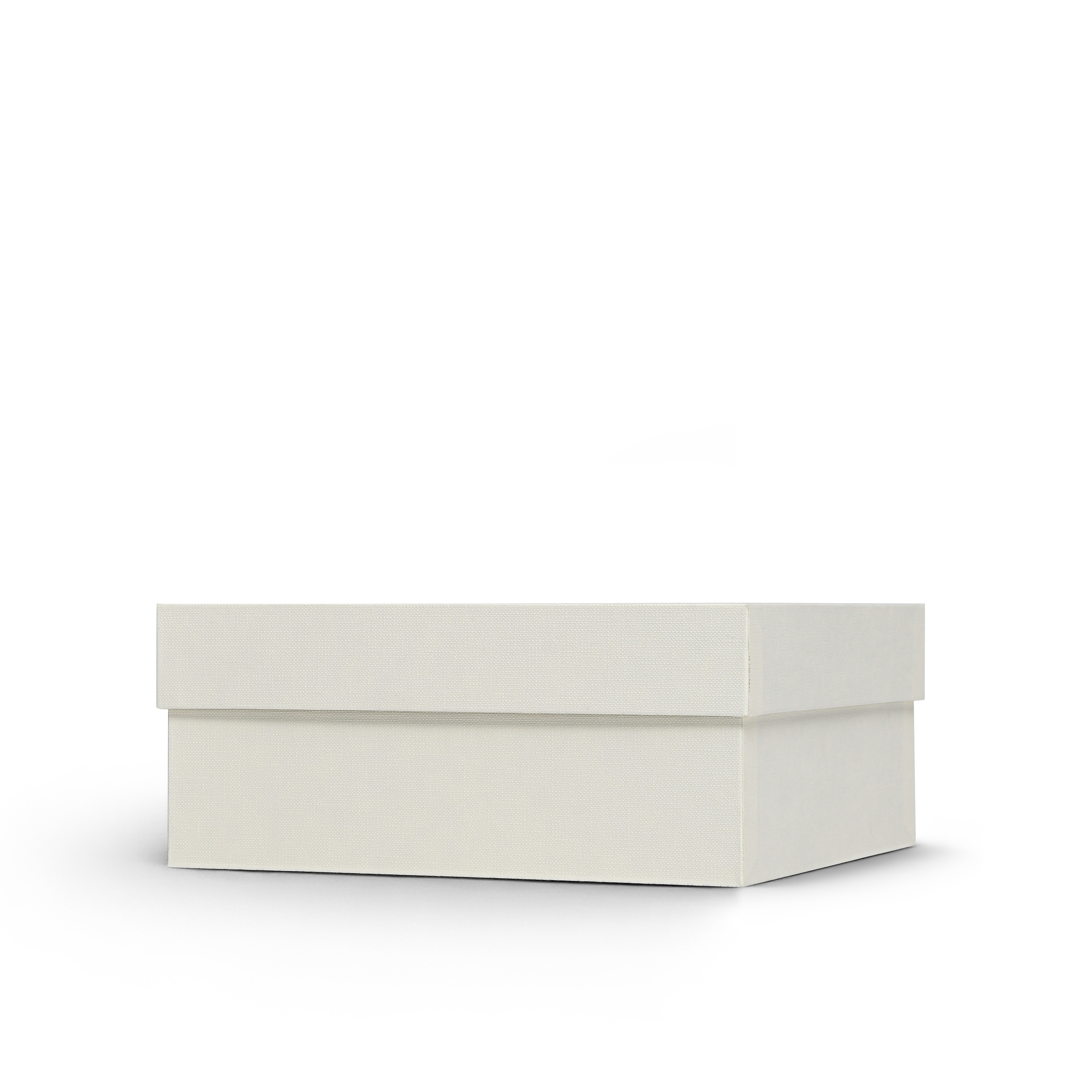 Premium Off-White Rose Gold Hot Stamped Lid and Base Luxury Gift Box