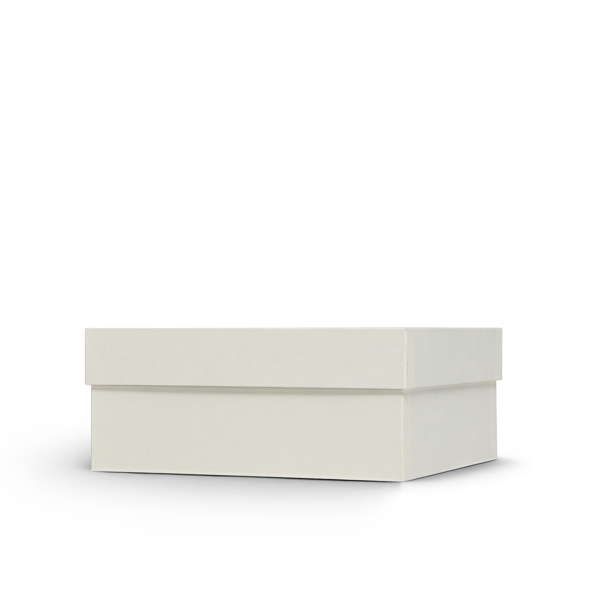 Premium Off-White Rose Gold Hot Stamped Lid and Base Luxury Gift Box