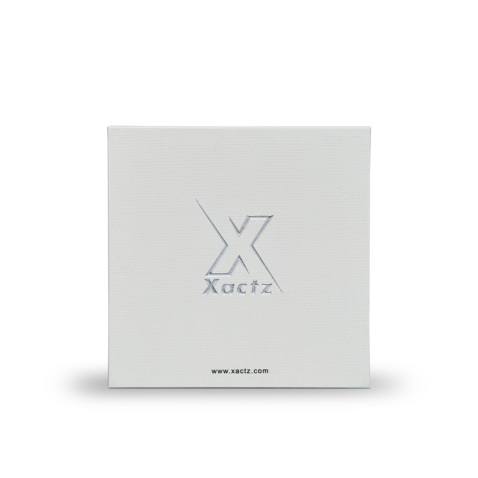 Premium Off-White Textured Bright Silver Embossed Luxury Lid and Base Gift Box