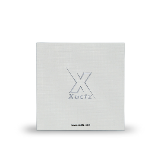 Premium Off-White Textured Bright Silver Embossed Luxury Lid and Base Gift Box