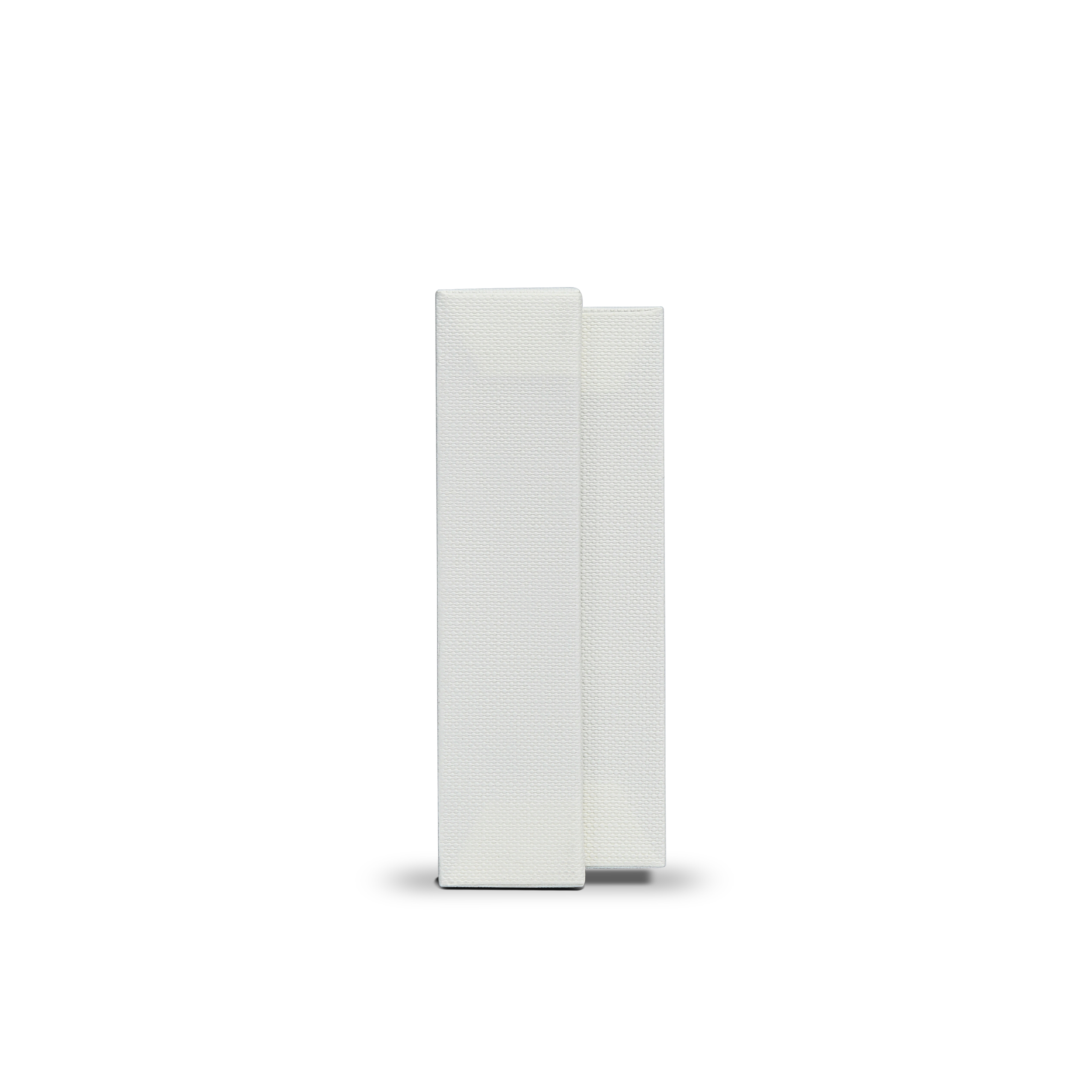 Premium Off-White Textured Bright Silver Embossed Luxury Lid and Base Gift Box