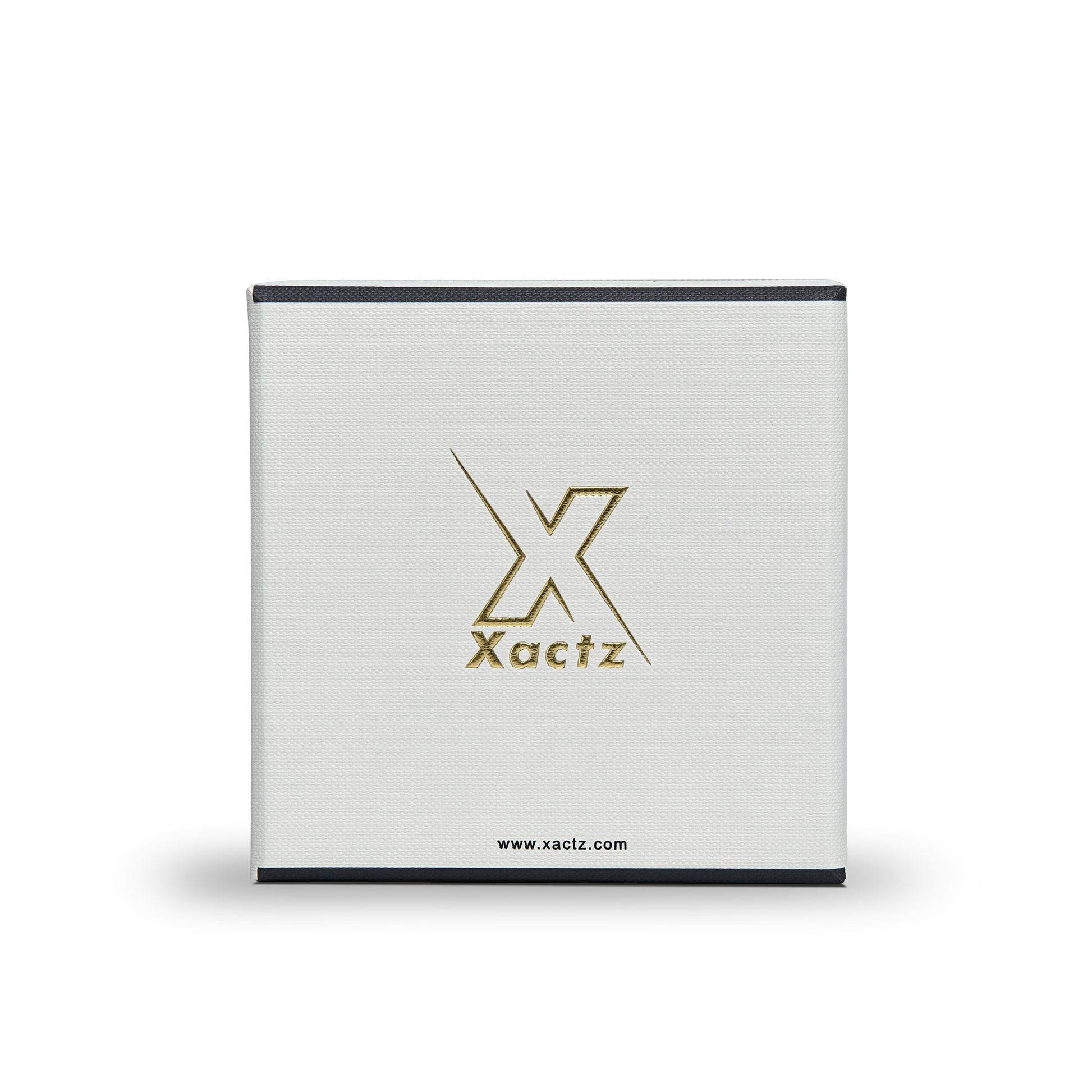 Premium Off-White Textured Gold Embossed Hot Stamped Luxury Lid and Base Gift Box with Interior Printing