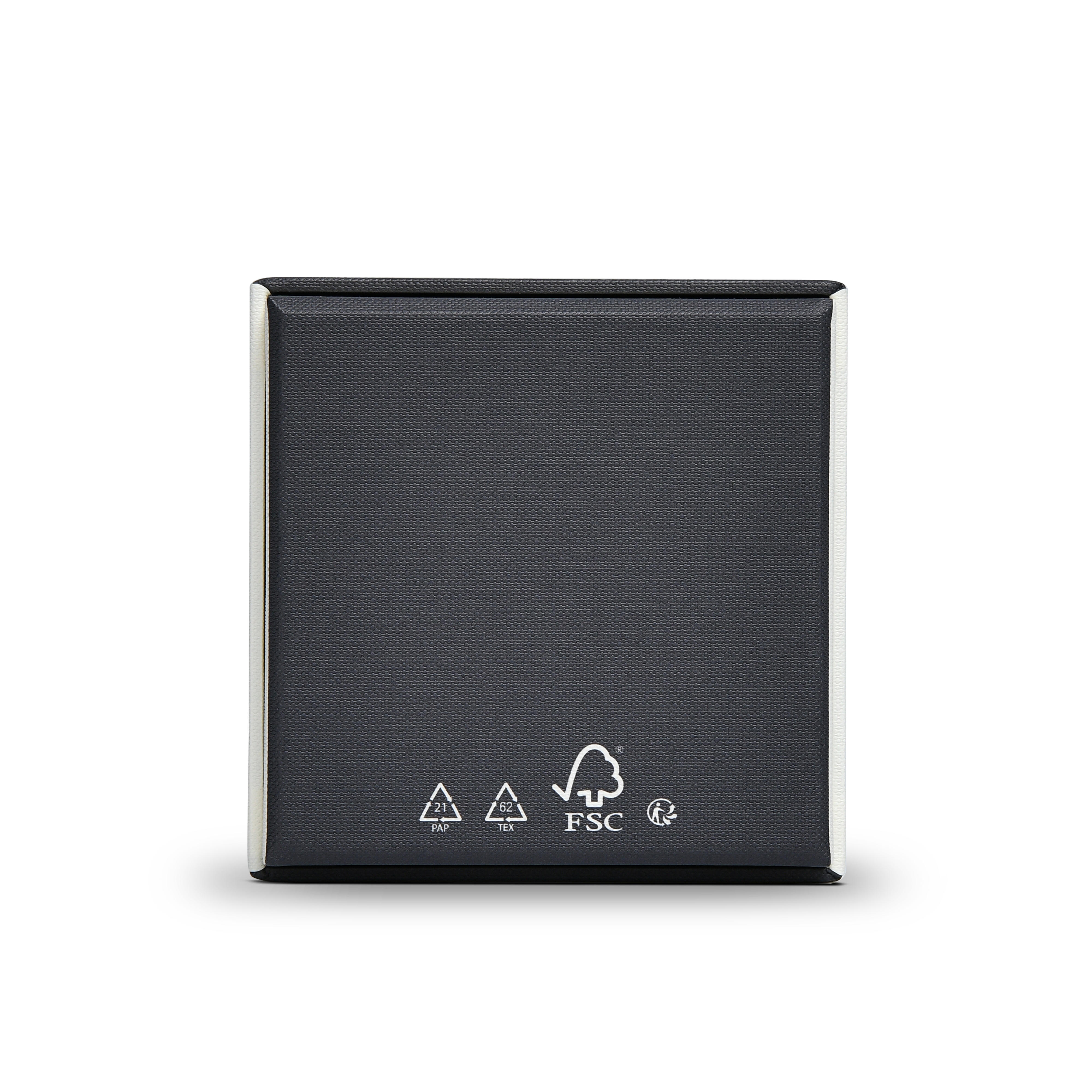 Premium Off-White Textured Gold Embossed Hot Stamped Luxury Lid and Base Gift Box with Interior Printing