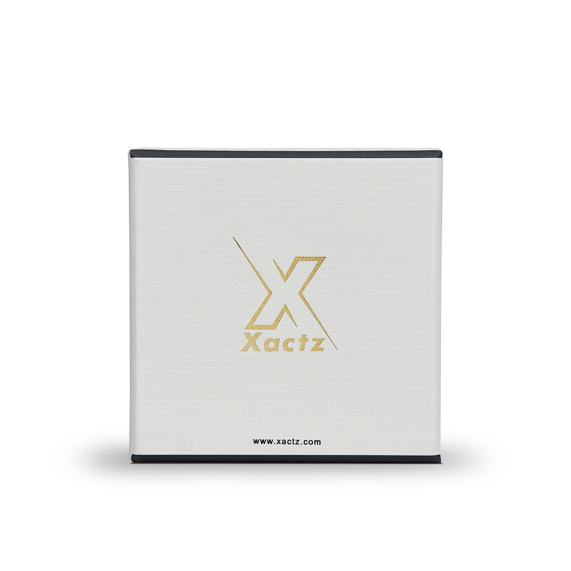 Premium Off-White Textured Gold Hot Stamped Luxury Lid and Base Gift Box with Interior Printing